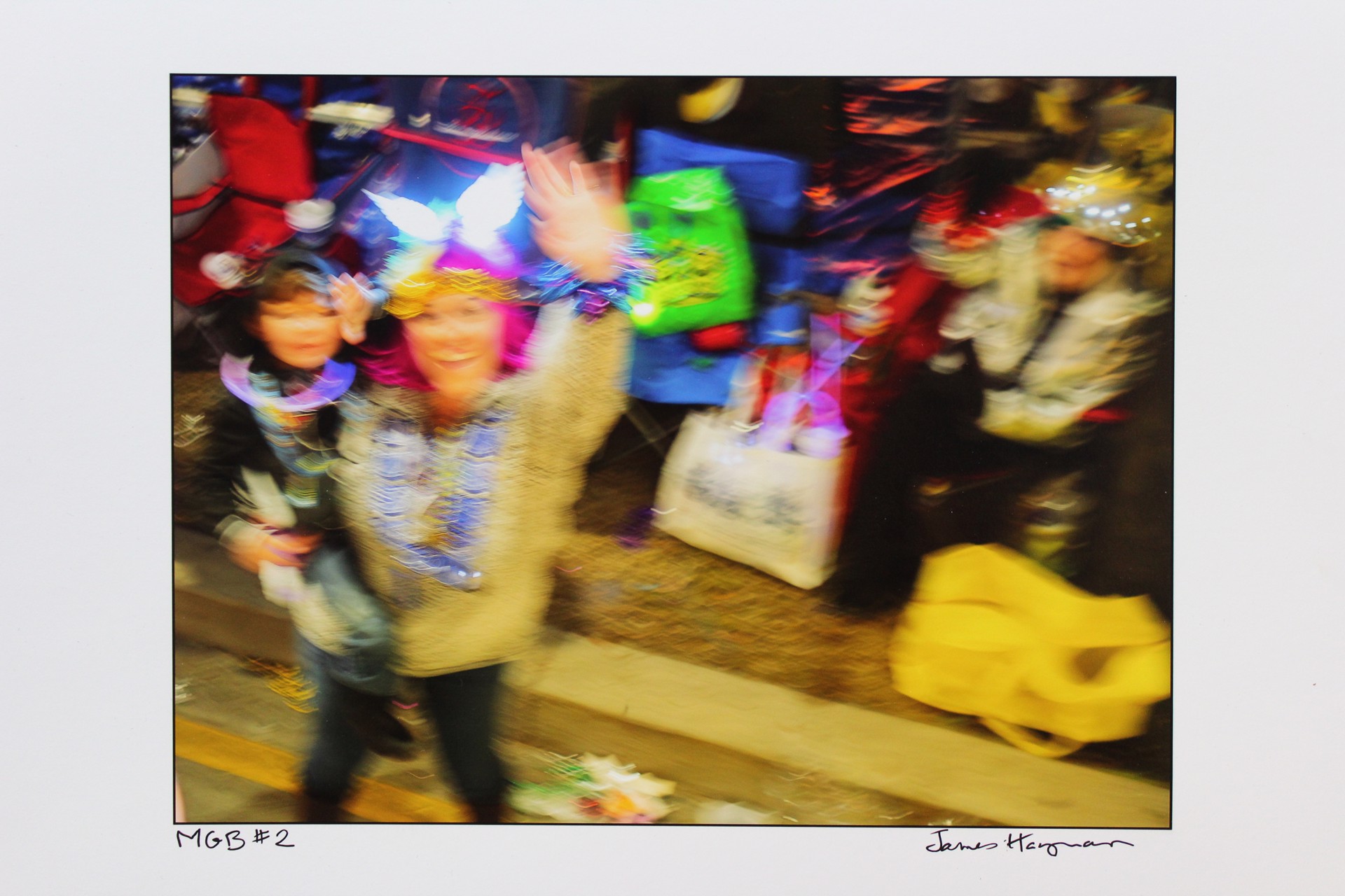 Mardi Gras Blur #2 (open edition) by James Hayman