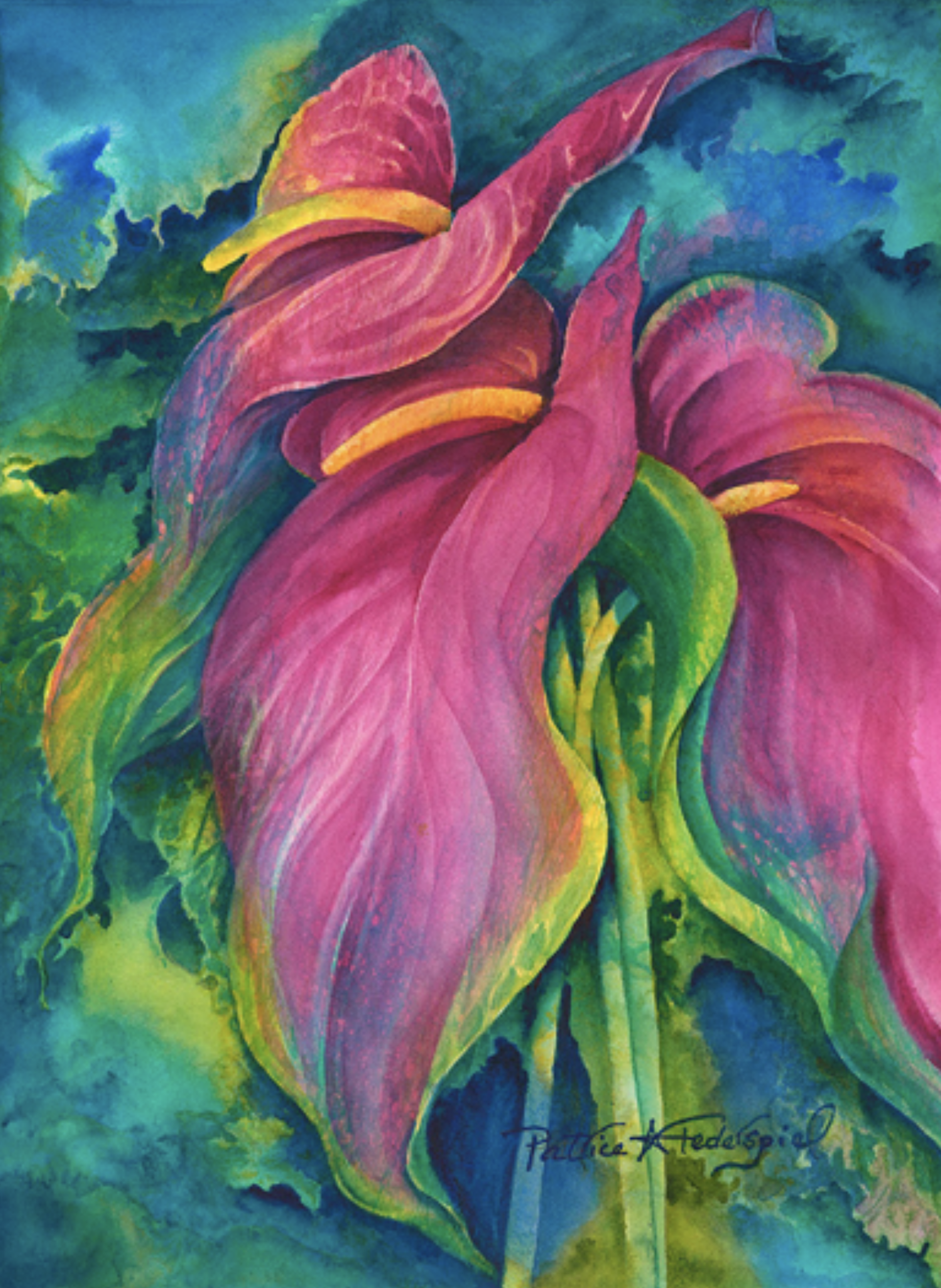 Cloudy with a Chance of Anthurium by Patrice Ann Federspiel