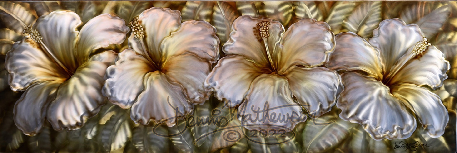 Hibiscus Maui Morning by Dennis Mathewson