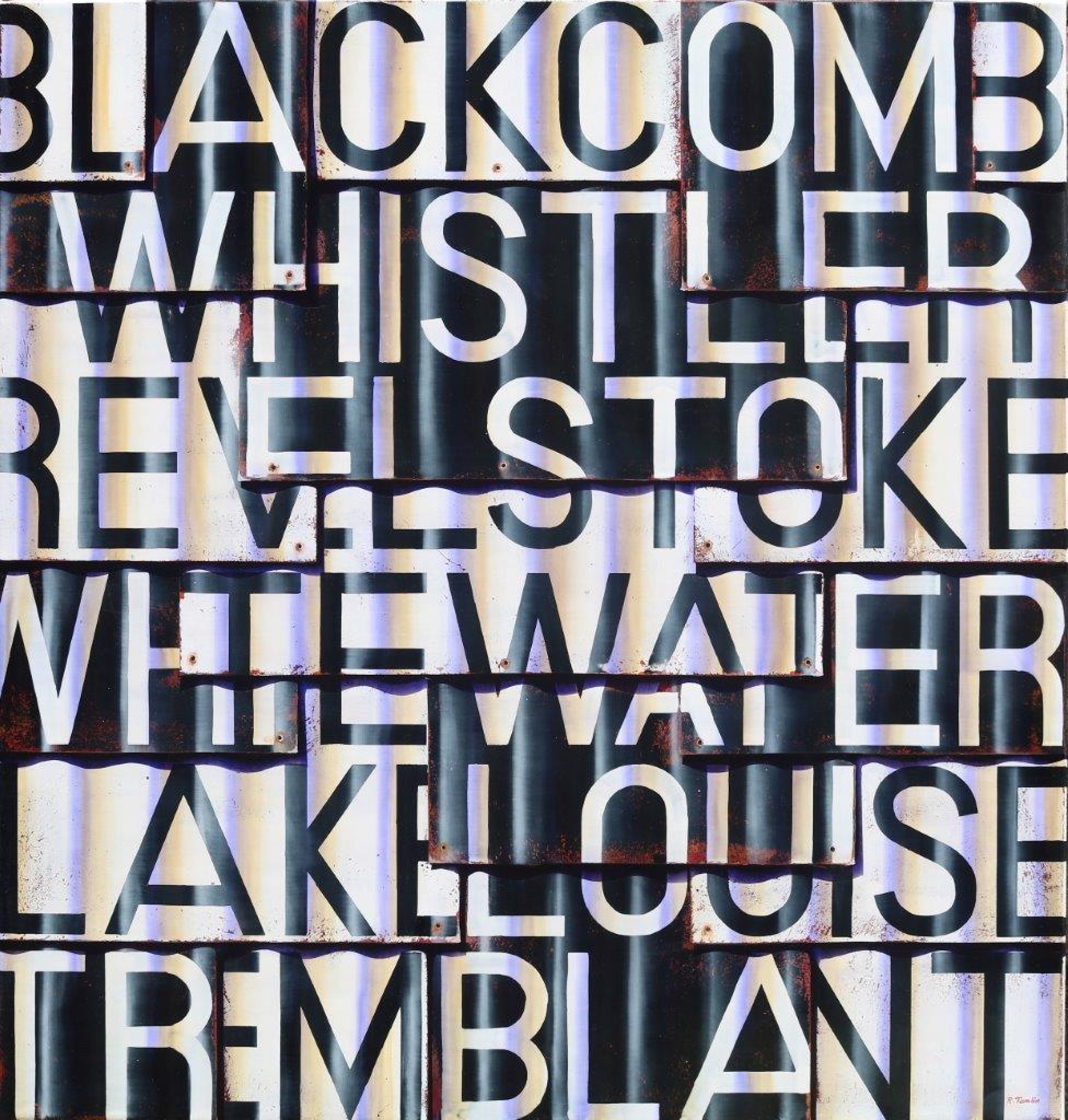Blackcomb B&W by Ross Tamlin