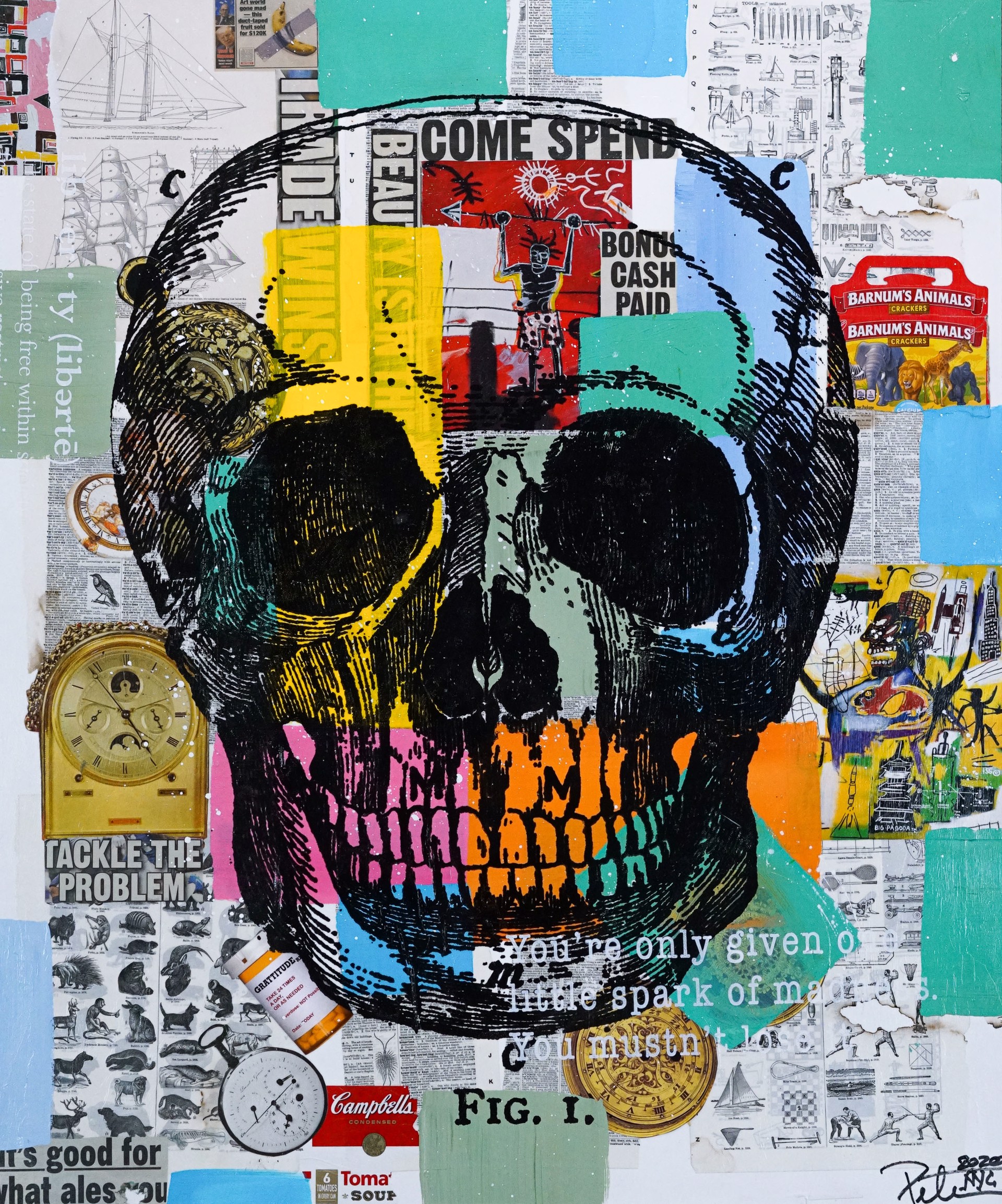 Skull (Come Spend On The Brain) by Peter Tunney