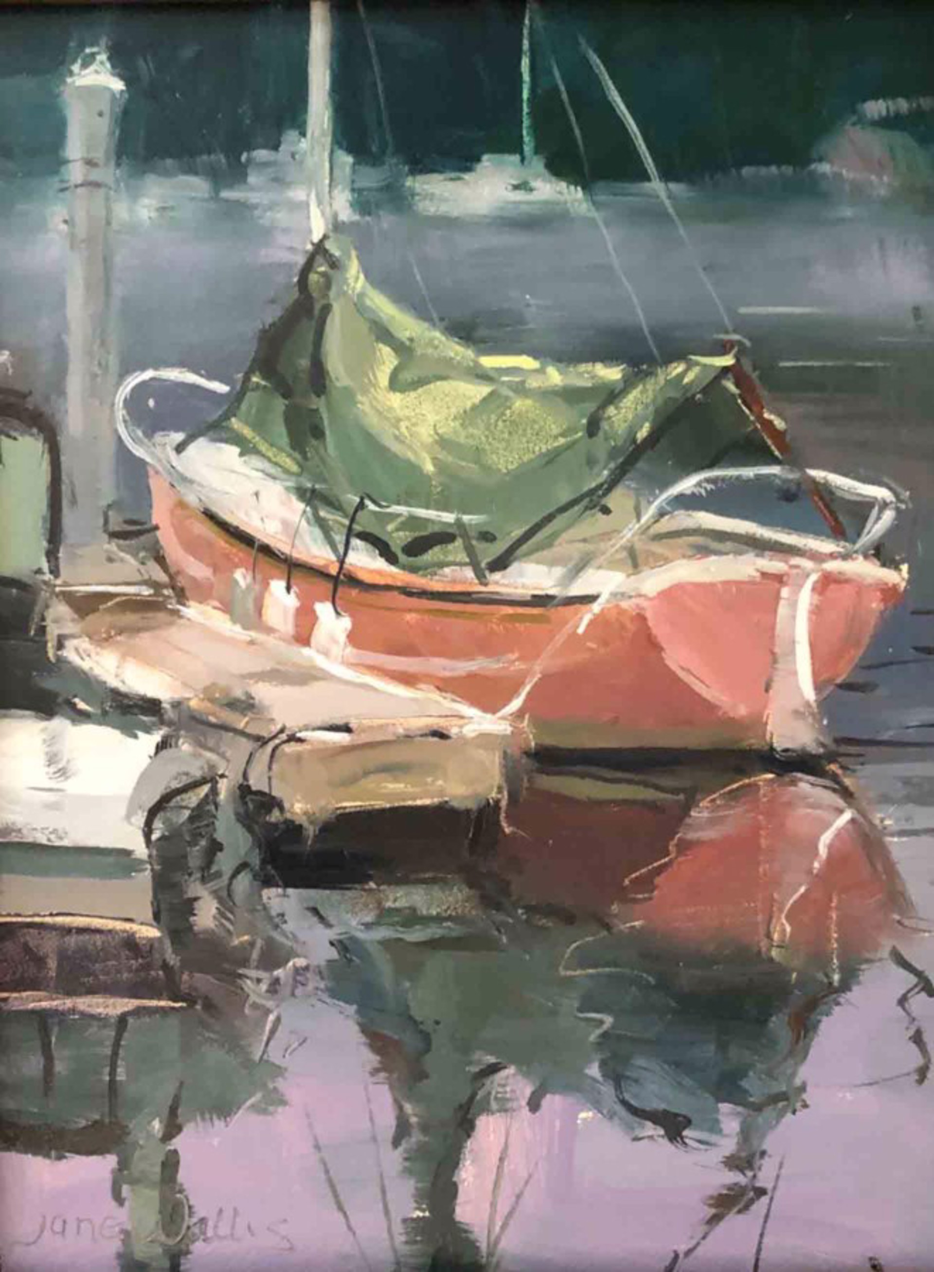 Docked During a Low Fog by Jane Wallis