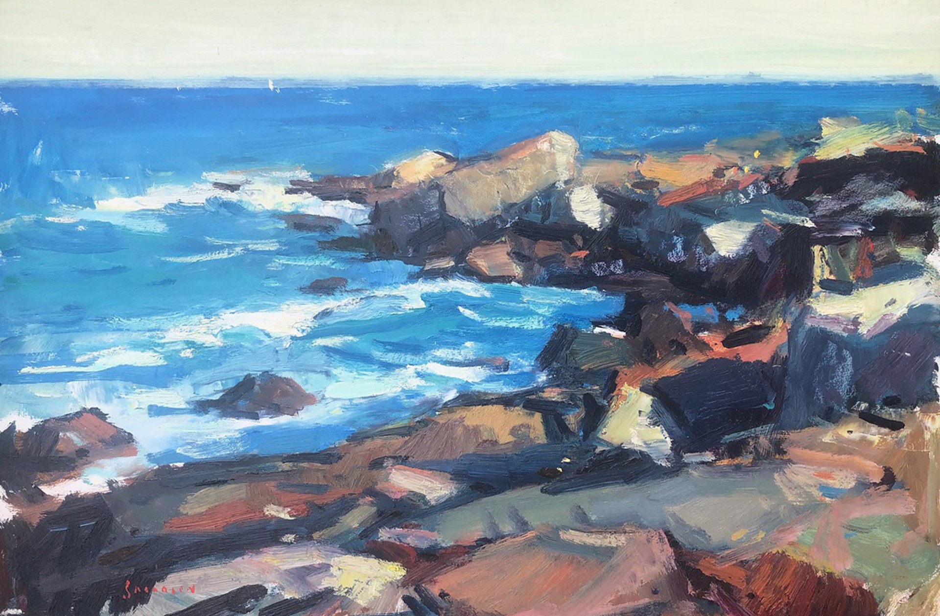 Rocky Shore by Eric Jacobsen