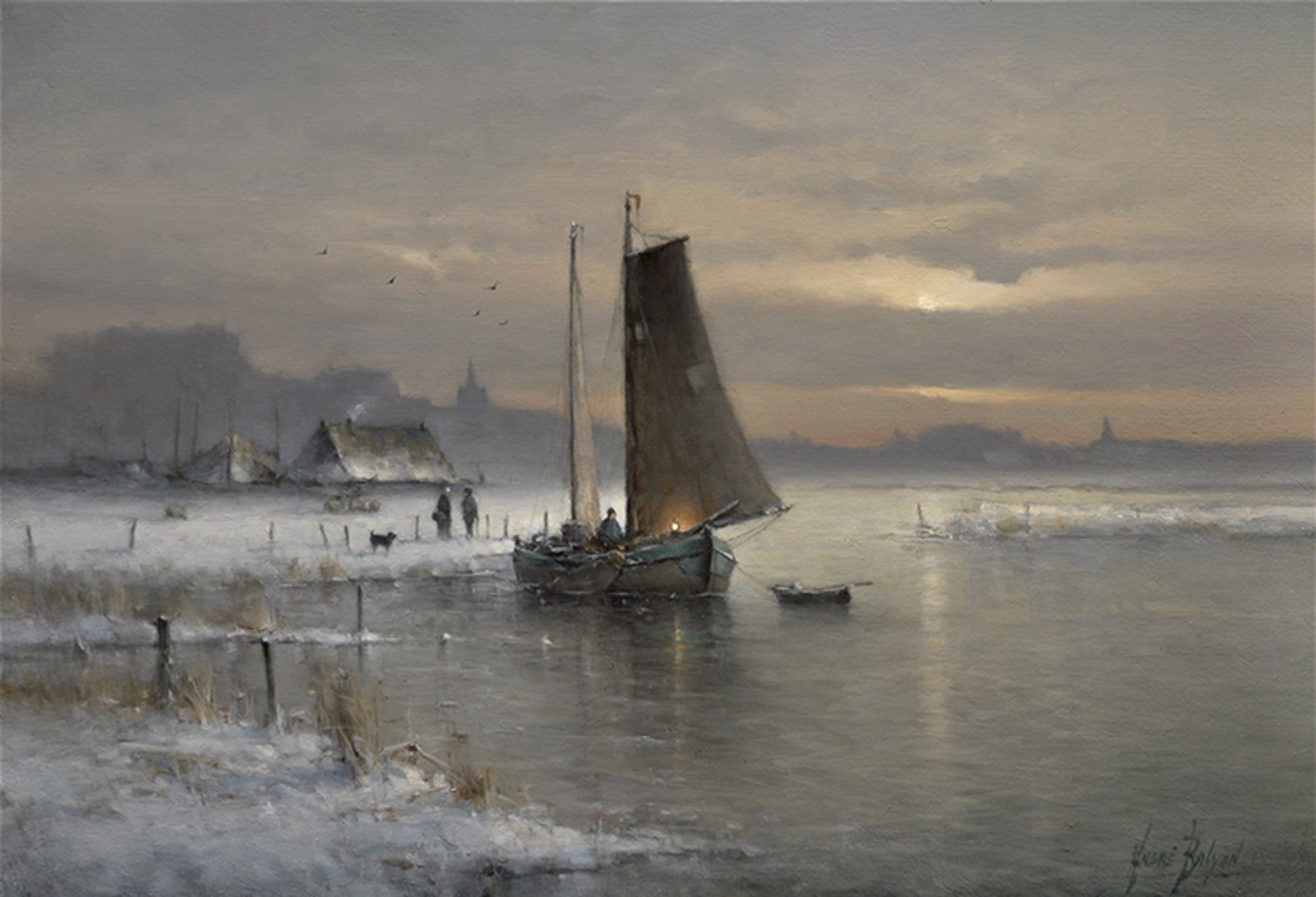 Early Winter in the Low-Lands by André Balyon