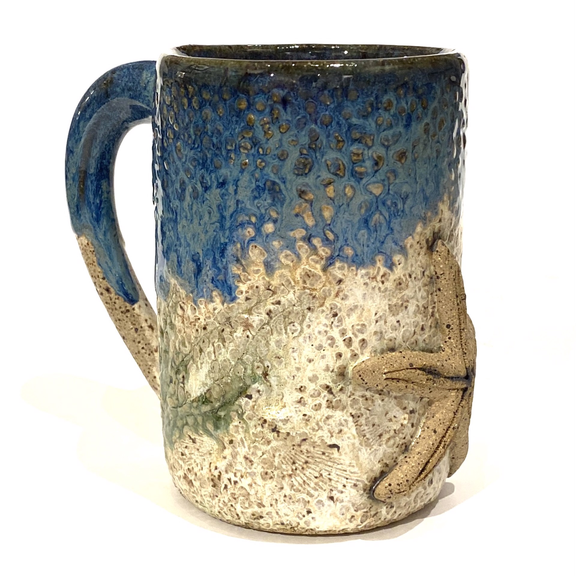 Starfish Mug (Blue Glaze) by Jim & Steffi Logan