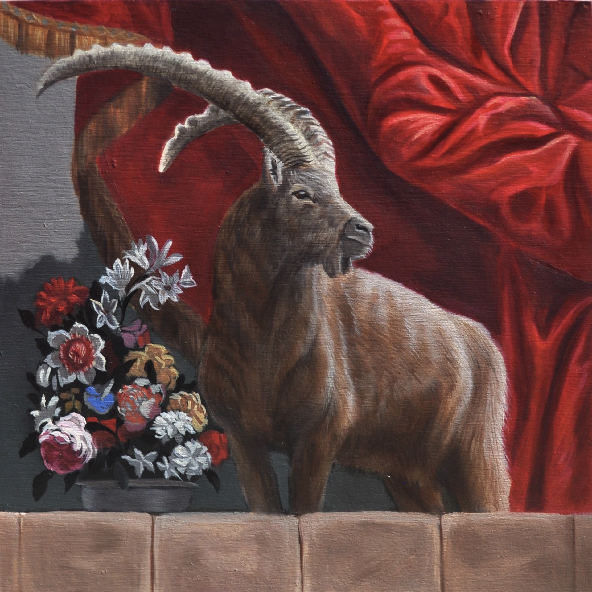 Ibex with Bouquet by Robin Hextrum
