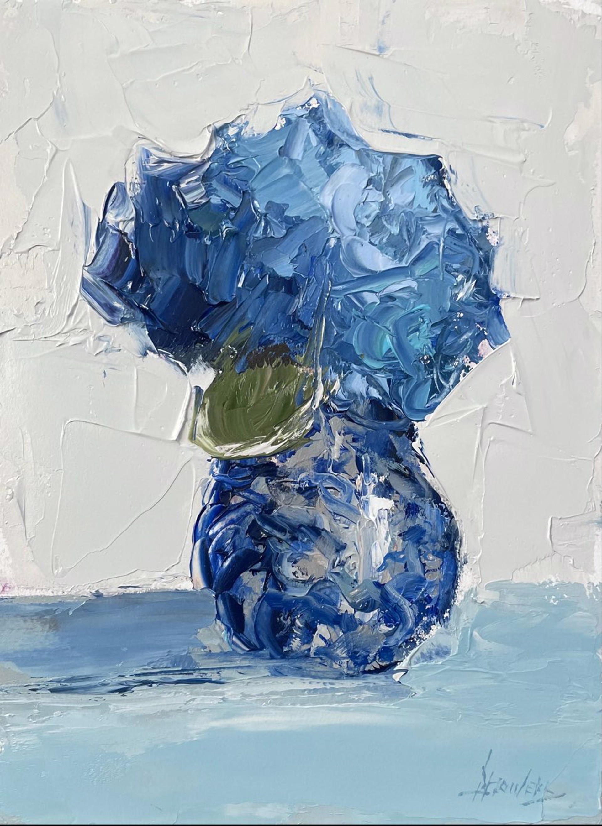 Blue In Blue by Barbara Flowers