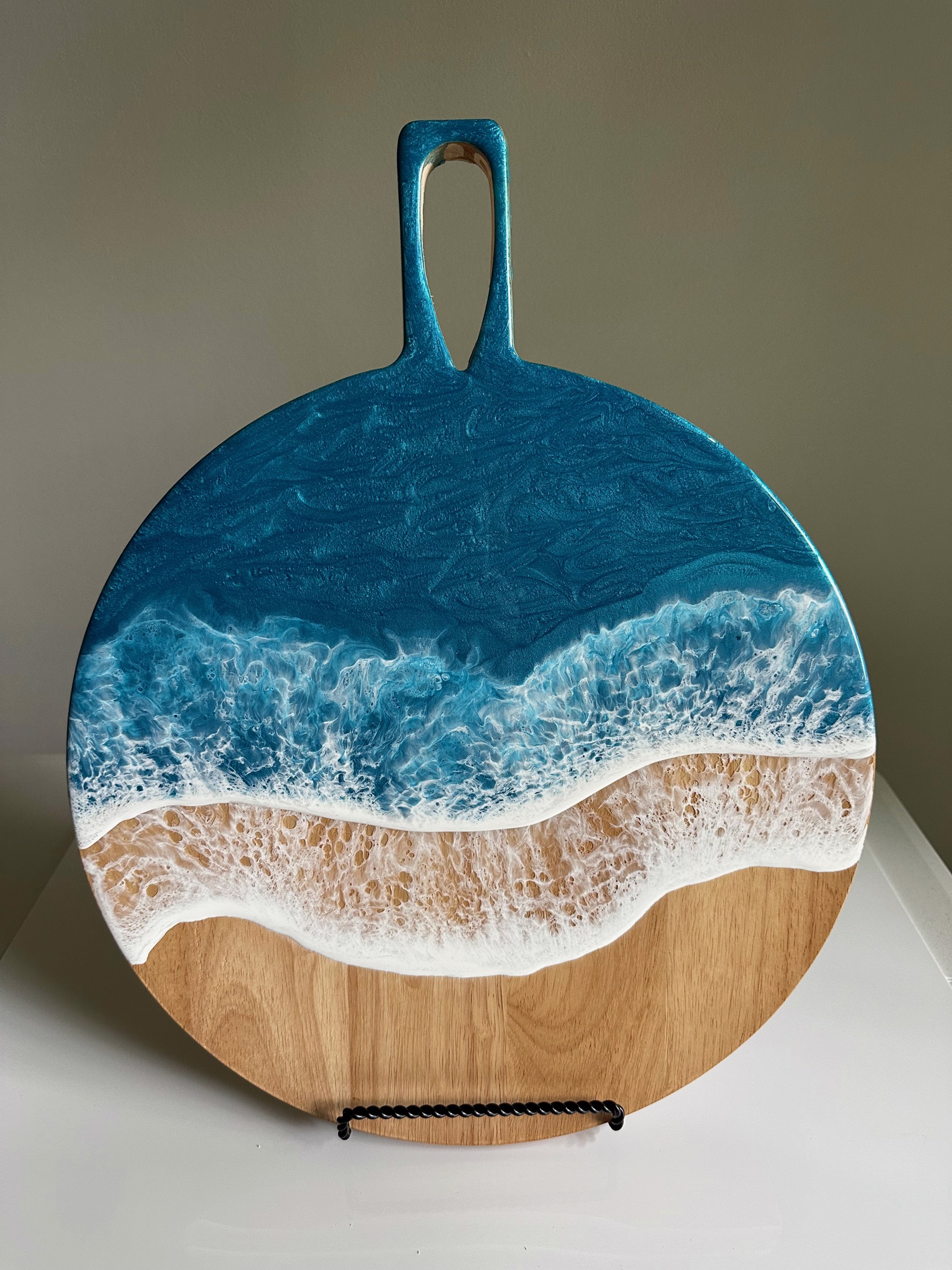 Resin and Wood Charcuterie Board MDM23-22 by Mary Duke McCartt