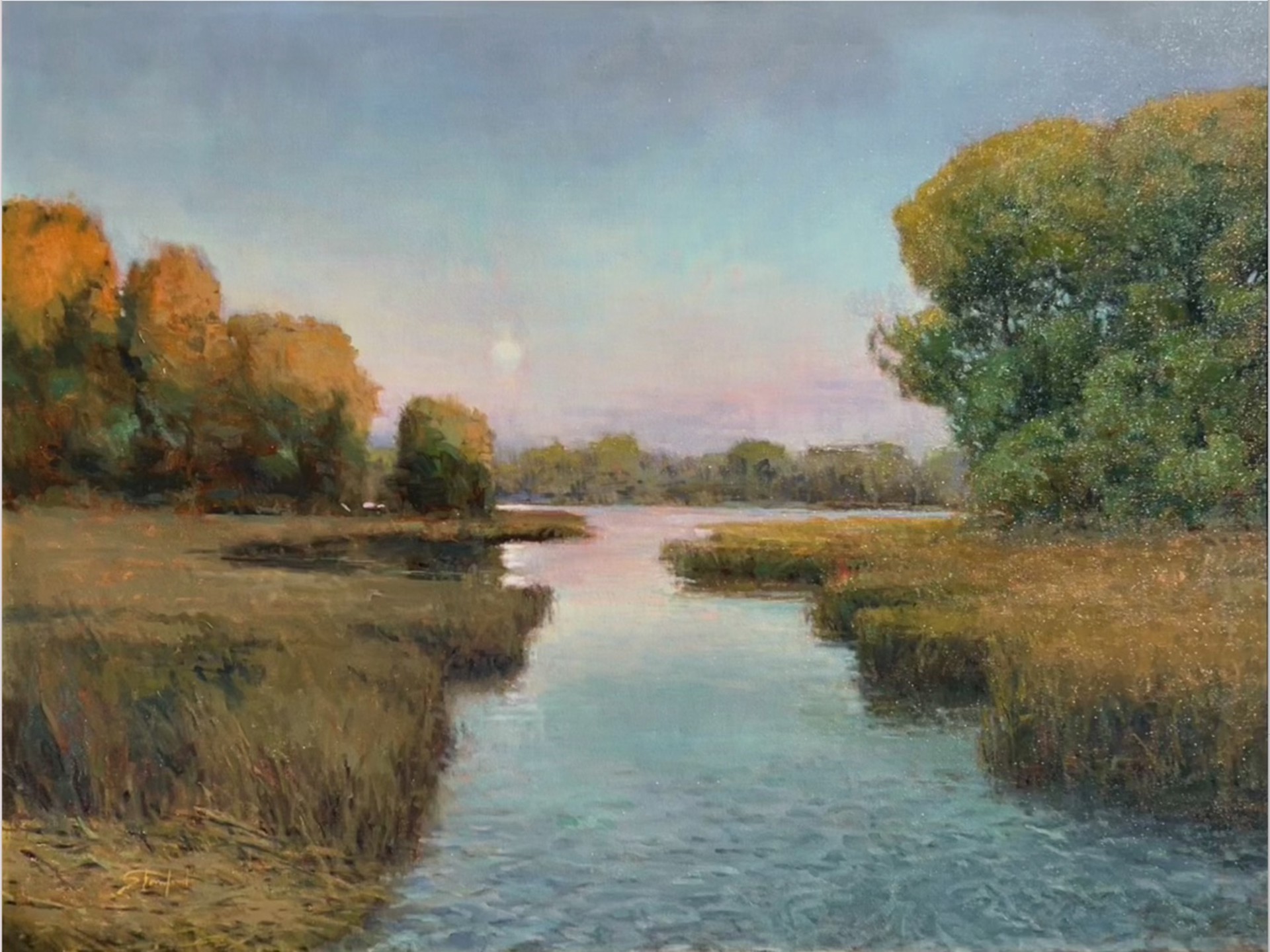 Marsh Sunrise, II by John Stanford