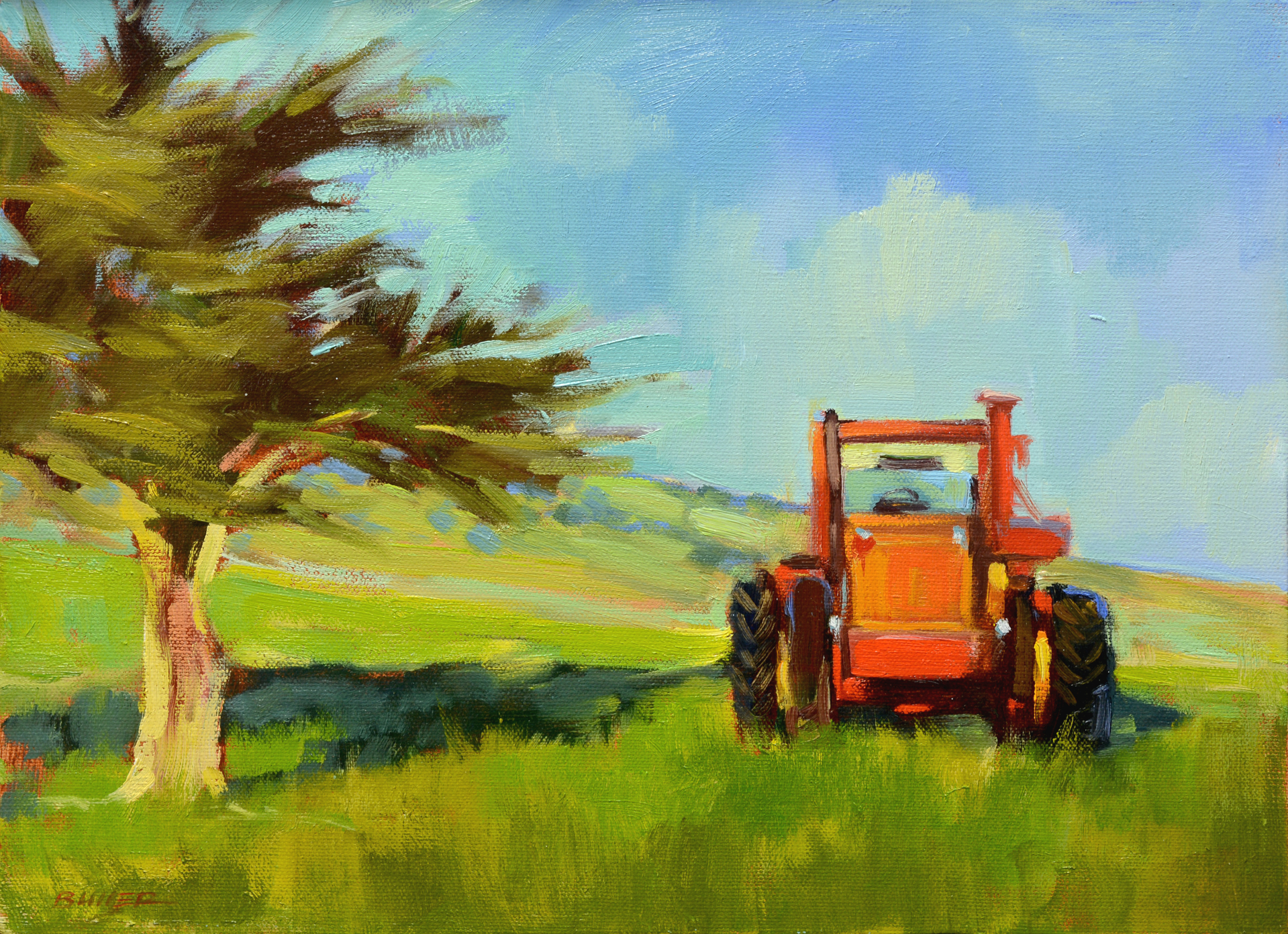 Working Tractor by Samantha Buller