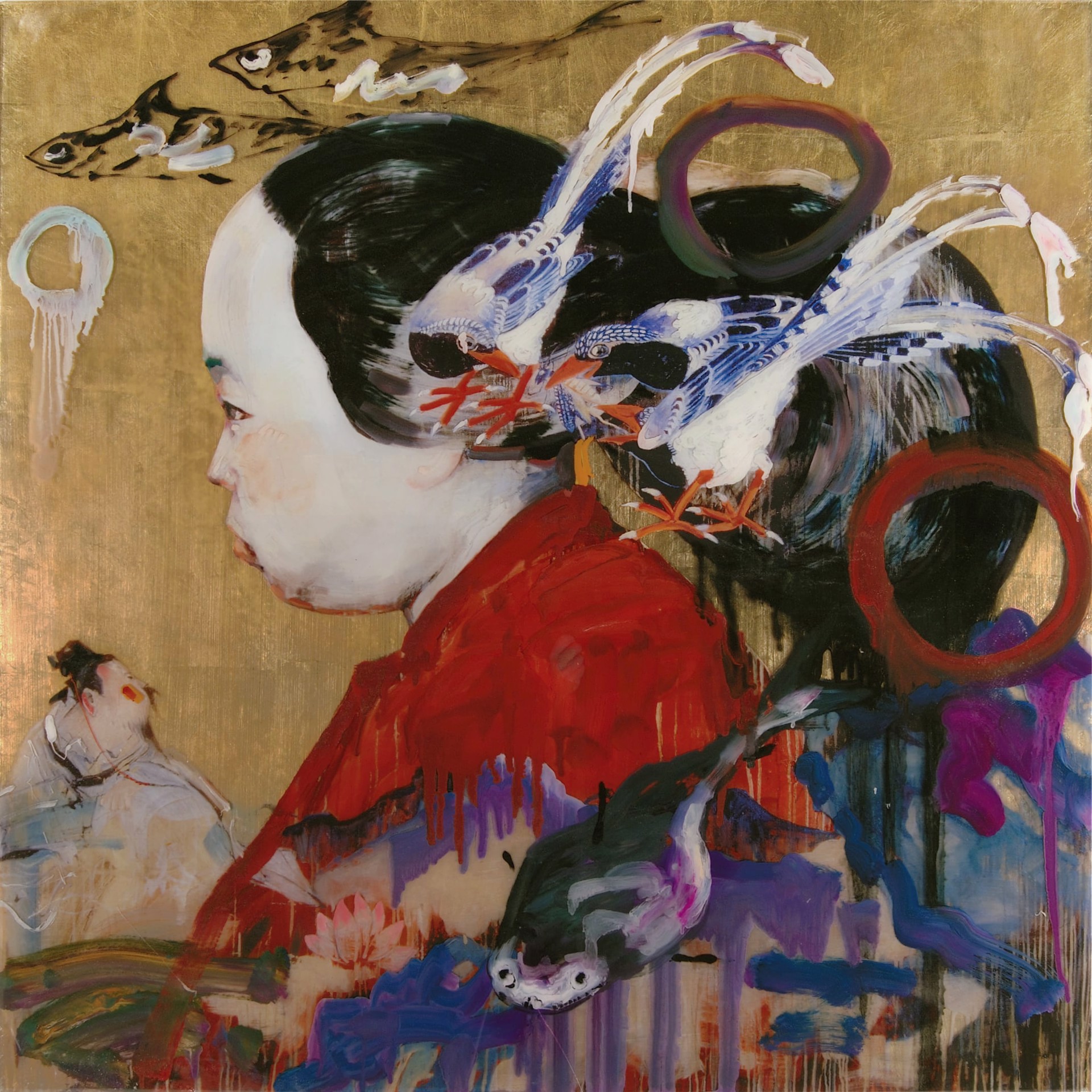 Chinese Profile III by Hung Liu