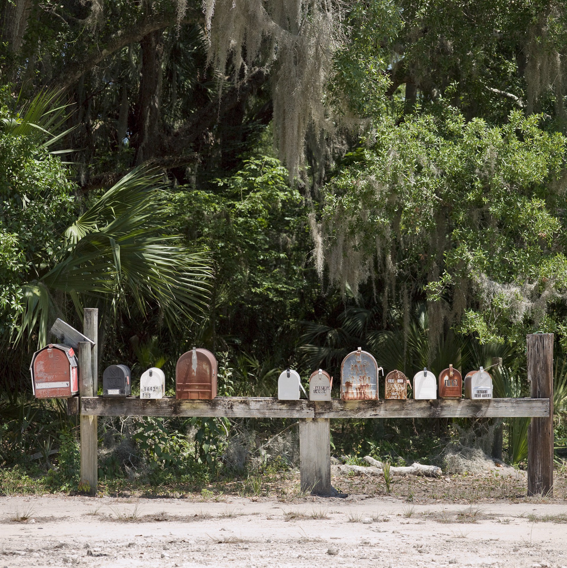Mailboxes, Cross Creek by Richard Sexton