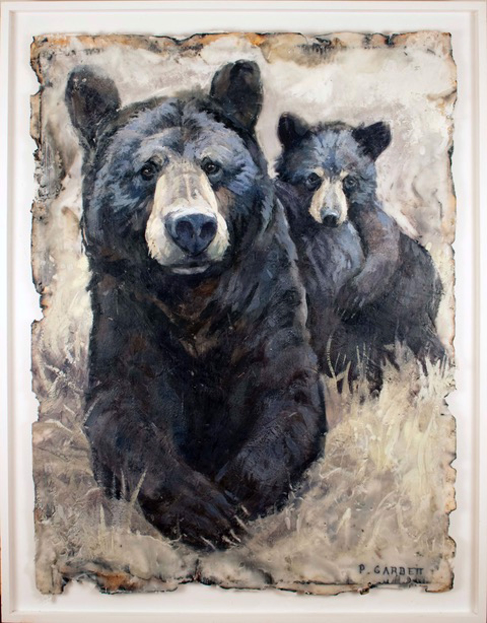 Mama and cub by Paul Garbett