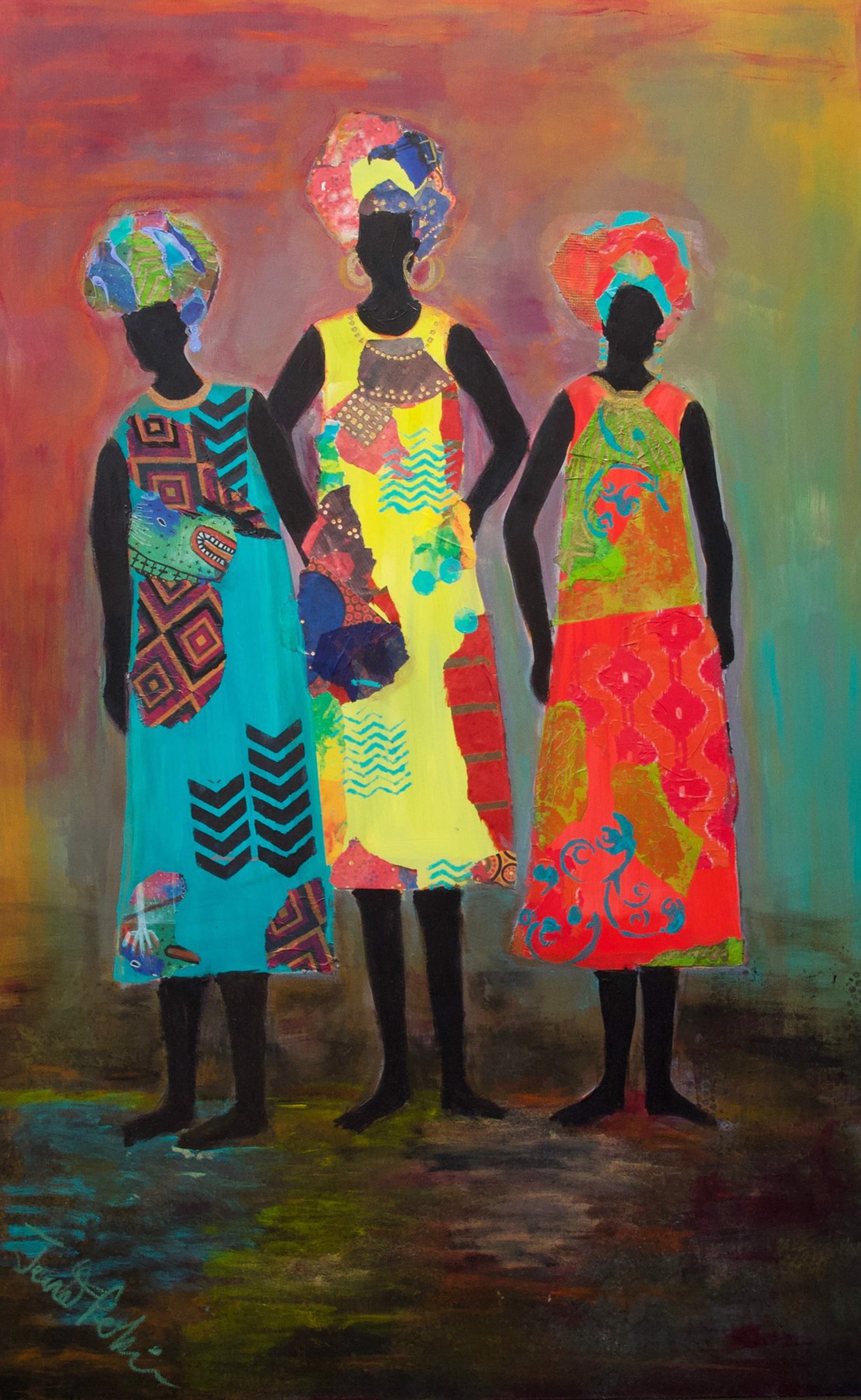 Tribal Dress by Janet Perkin
