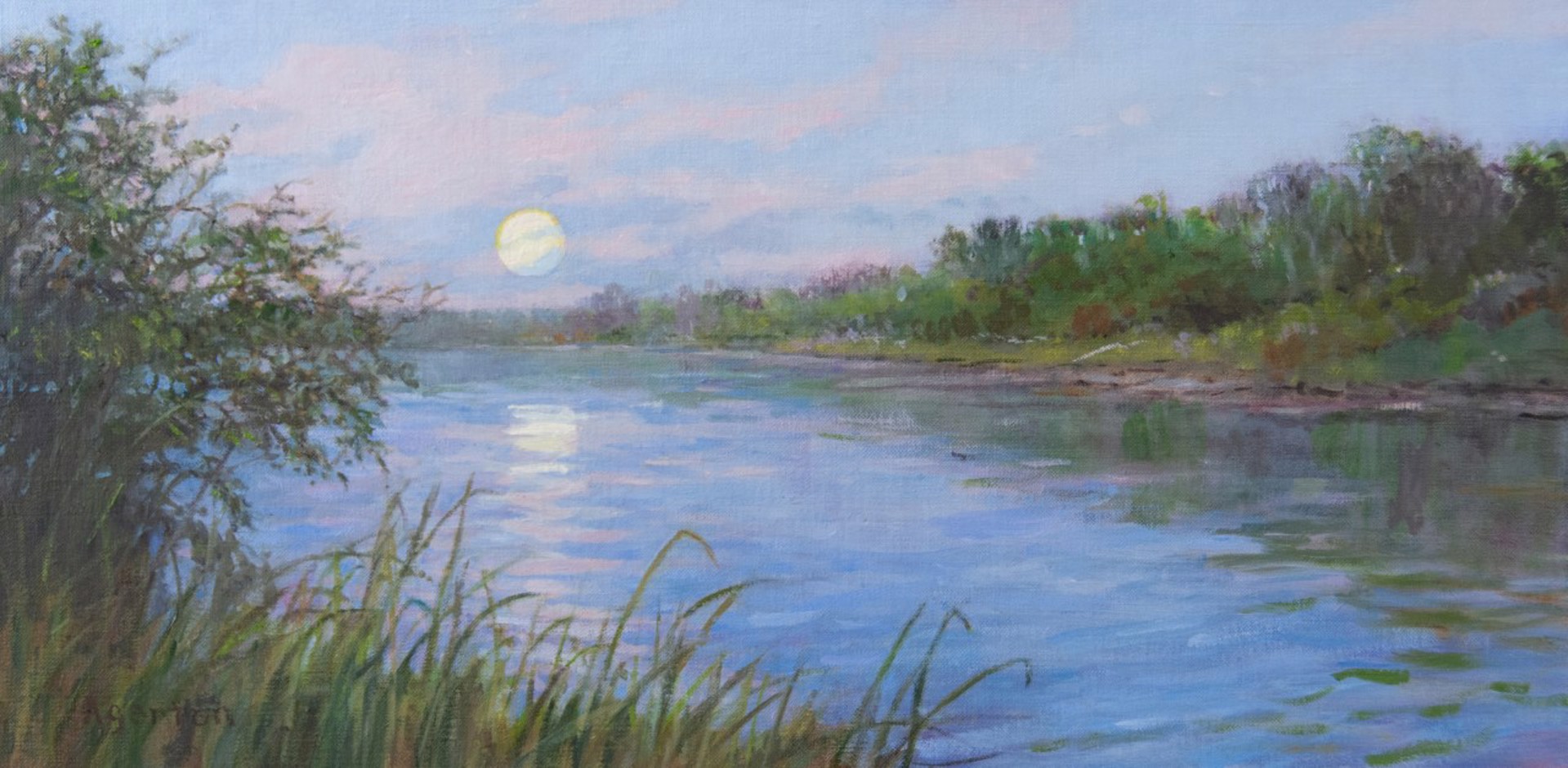 Moonlit Lake by Mallory Agerton
