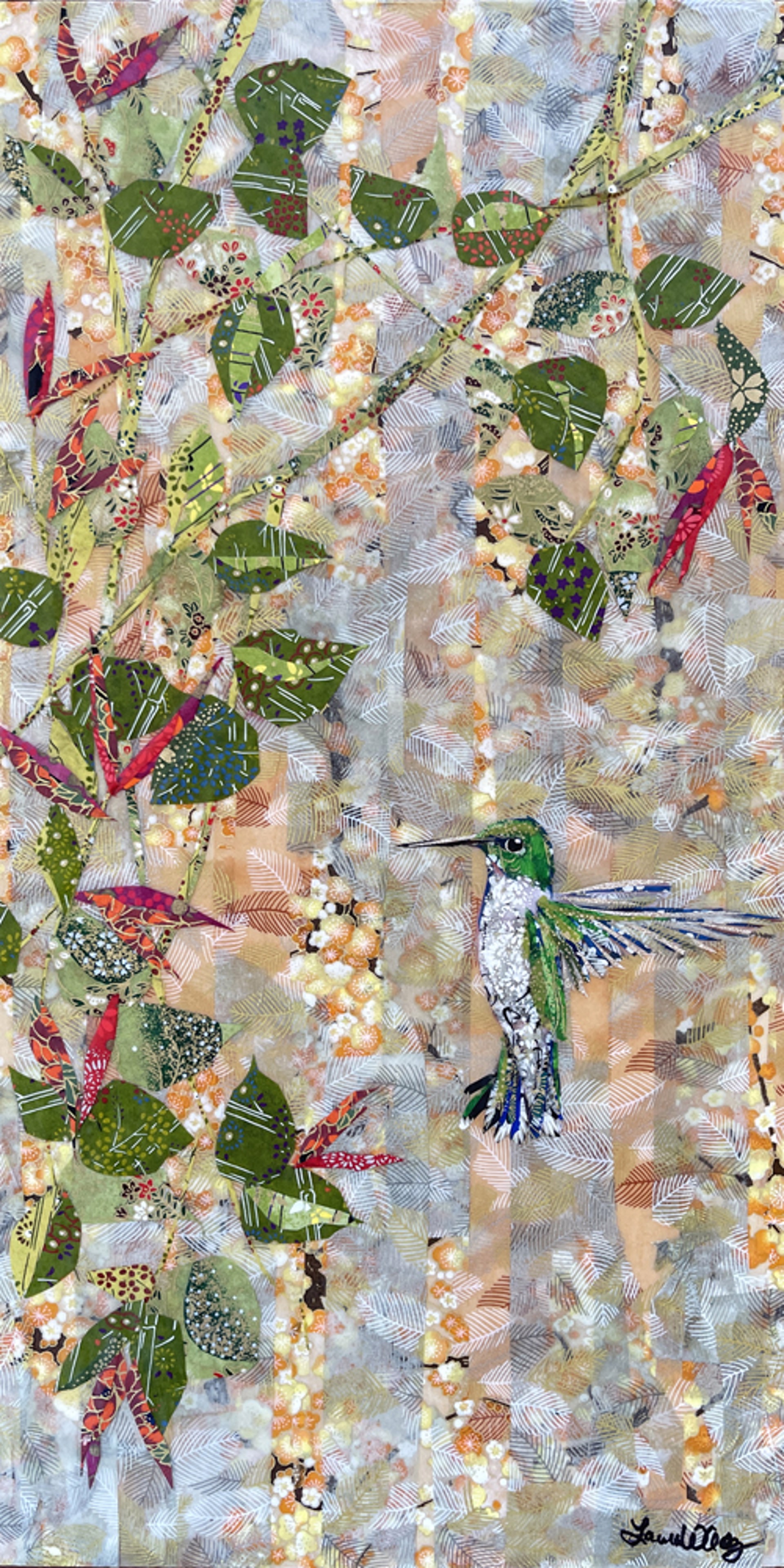 Ruby-throated Hummingbird II by Laura Adams