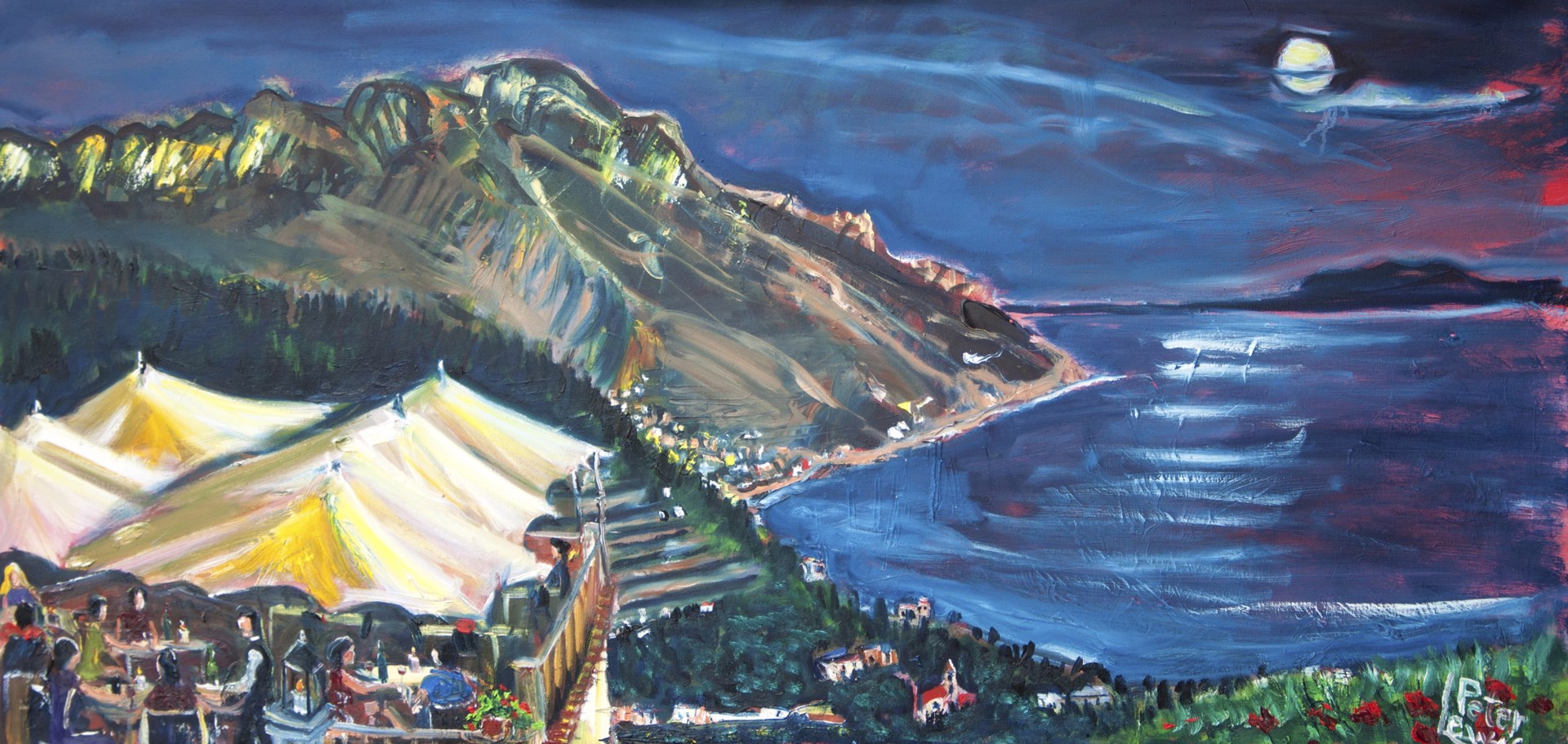 Ravello, Amalfi Coast (Currently Hung at Magnum and Steins) by Peter Lewis