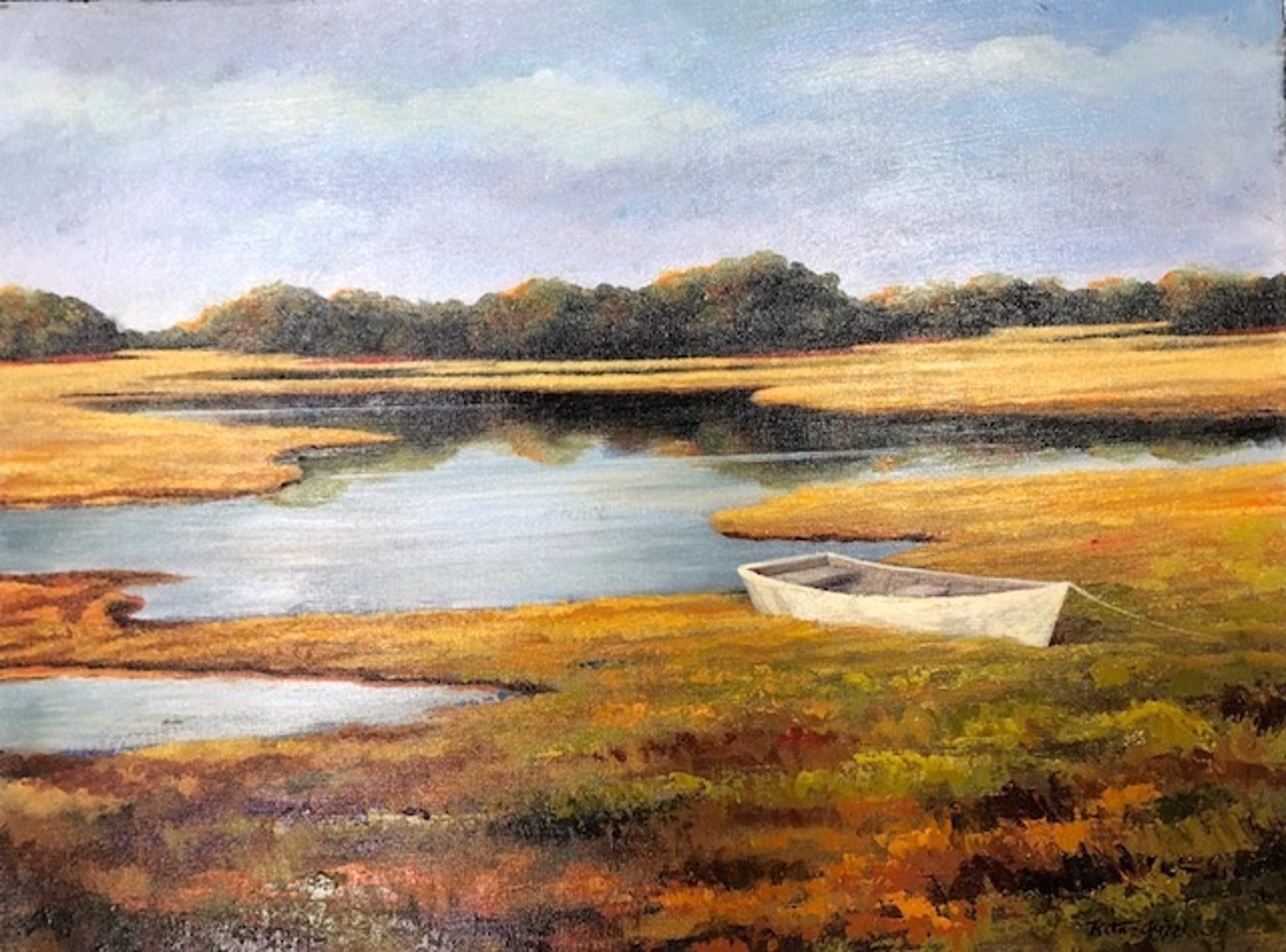 Marsh And Hull by Rita Guzzi