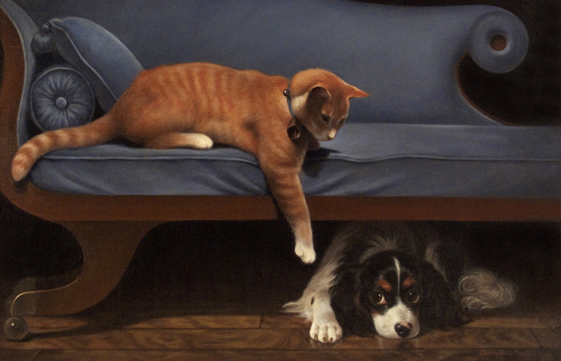 A Well-Tempered Cavalier, 1990 by Christine Merrill