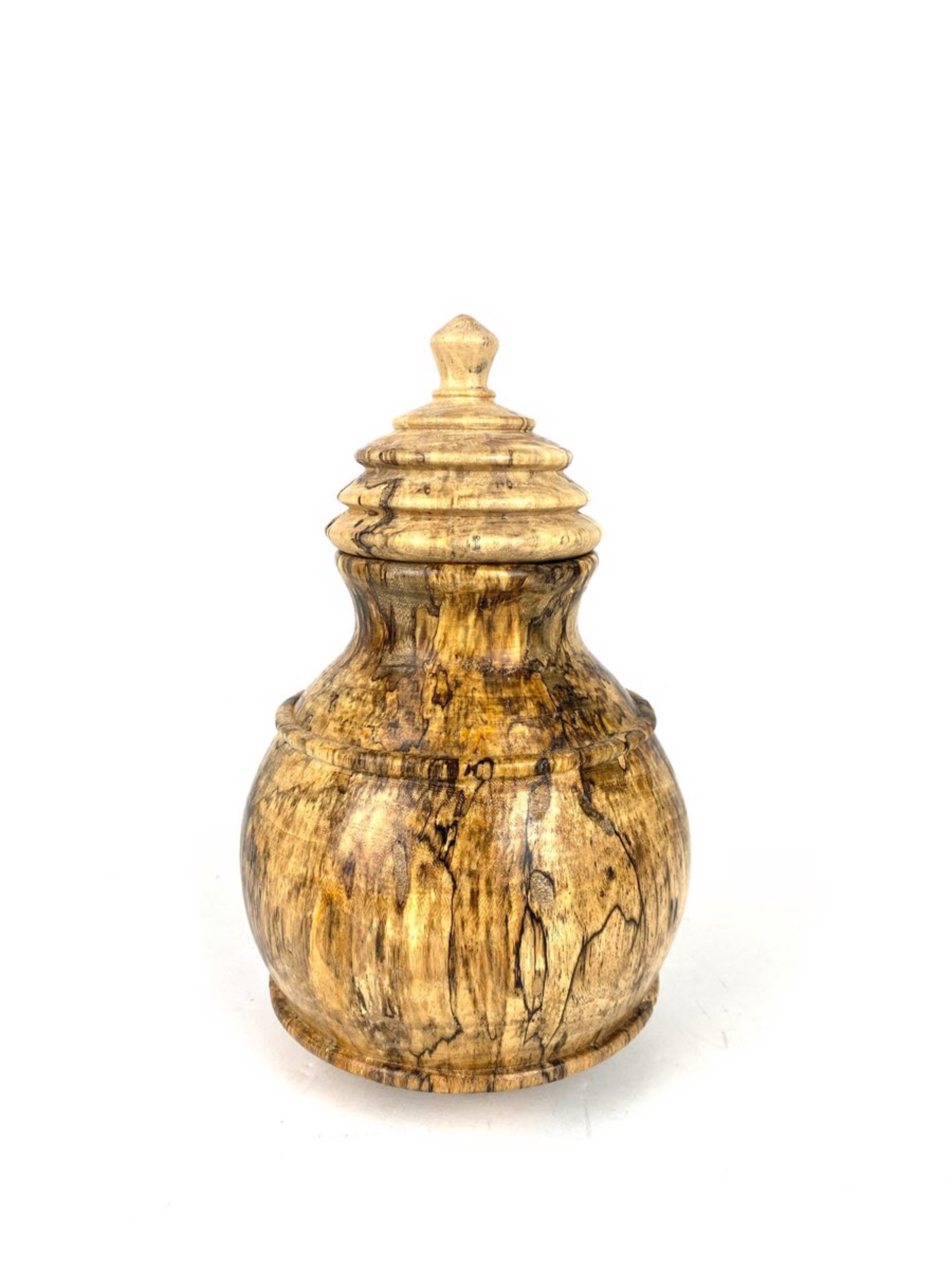 Dogwood Vase with Large Finial by Don Moore
