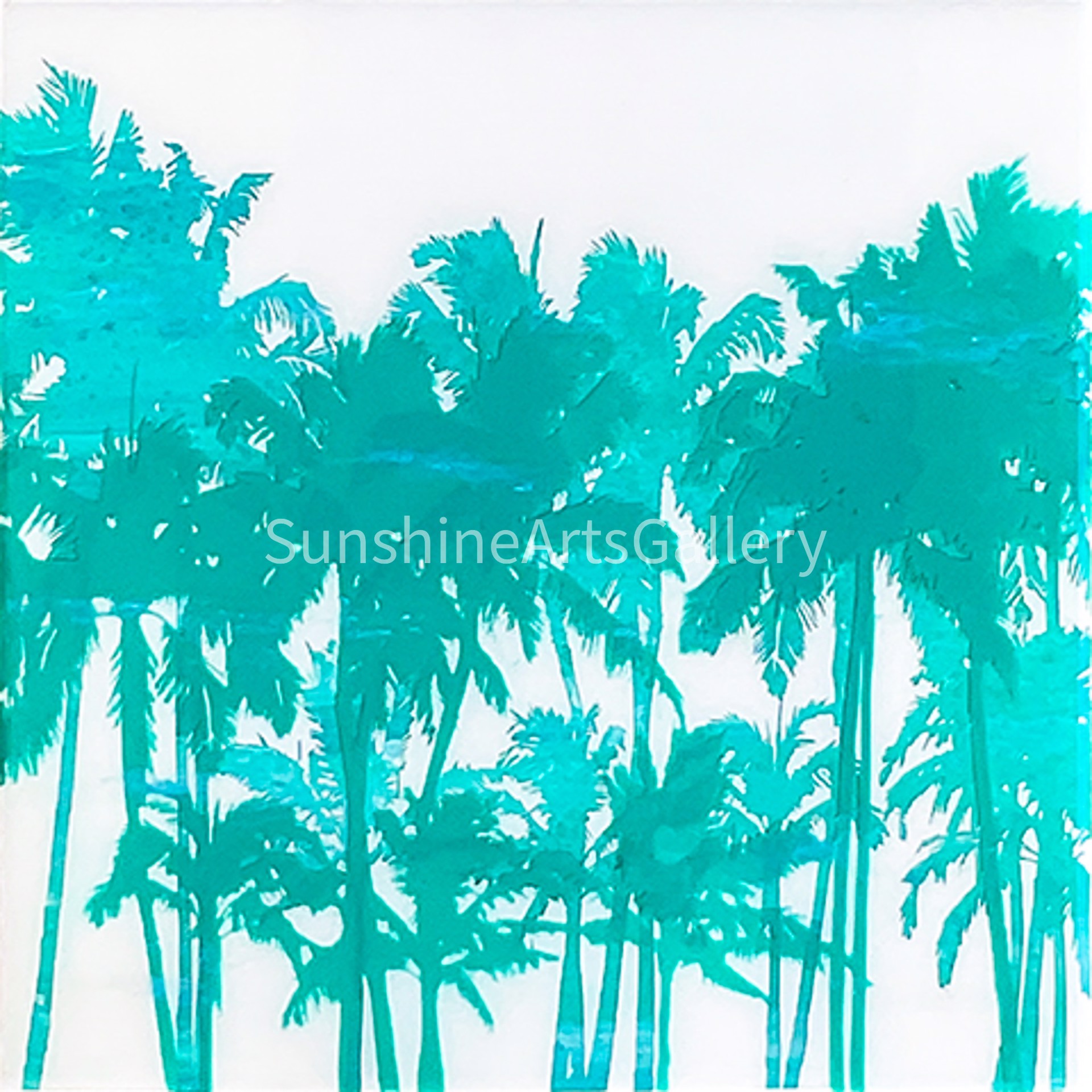 Aqua Palms by Pati O'Neal