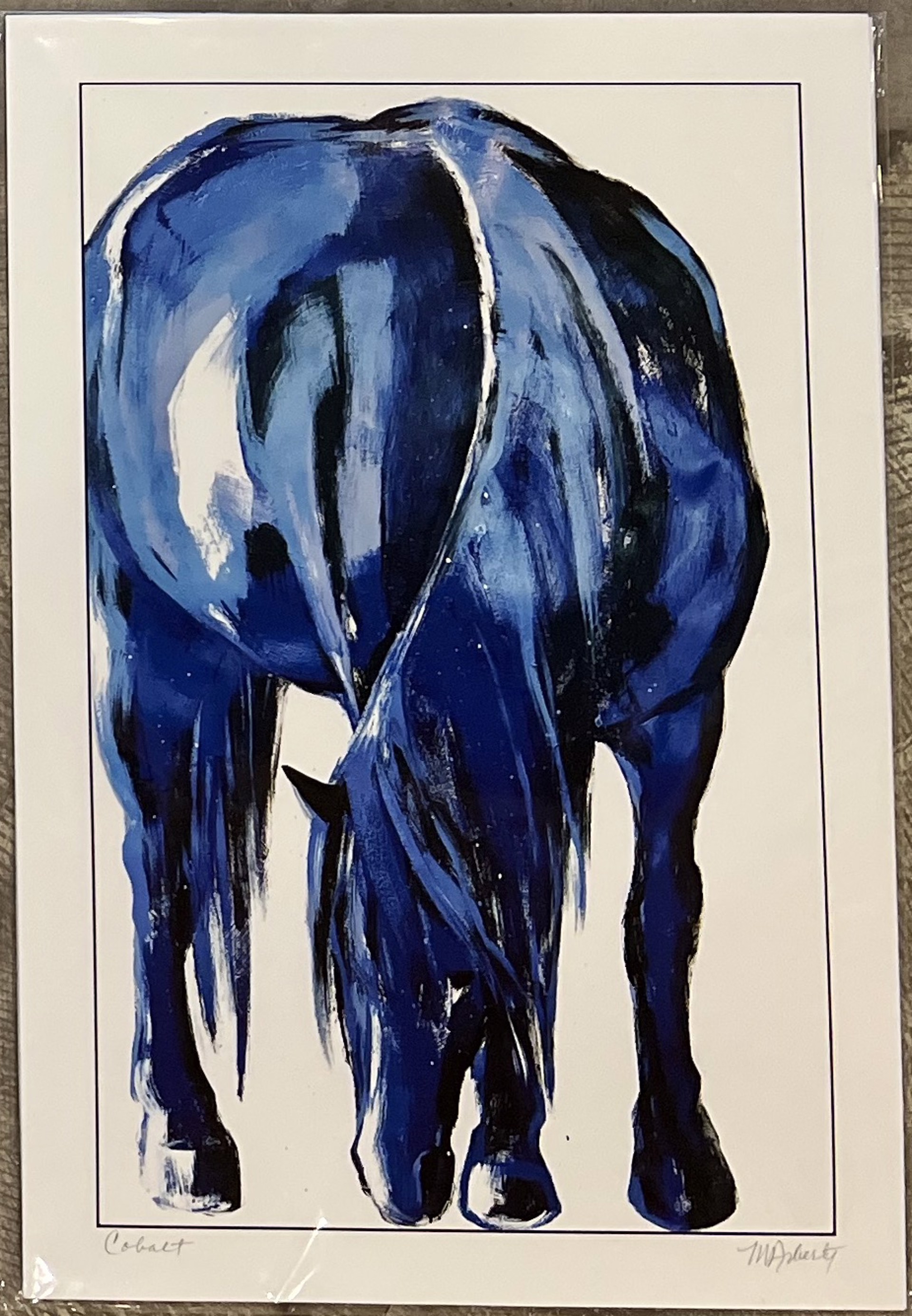 Blue Horse Series Limited Edition Print 1-2 by Melissa Auberty