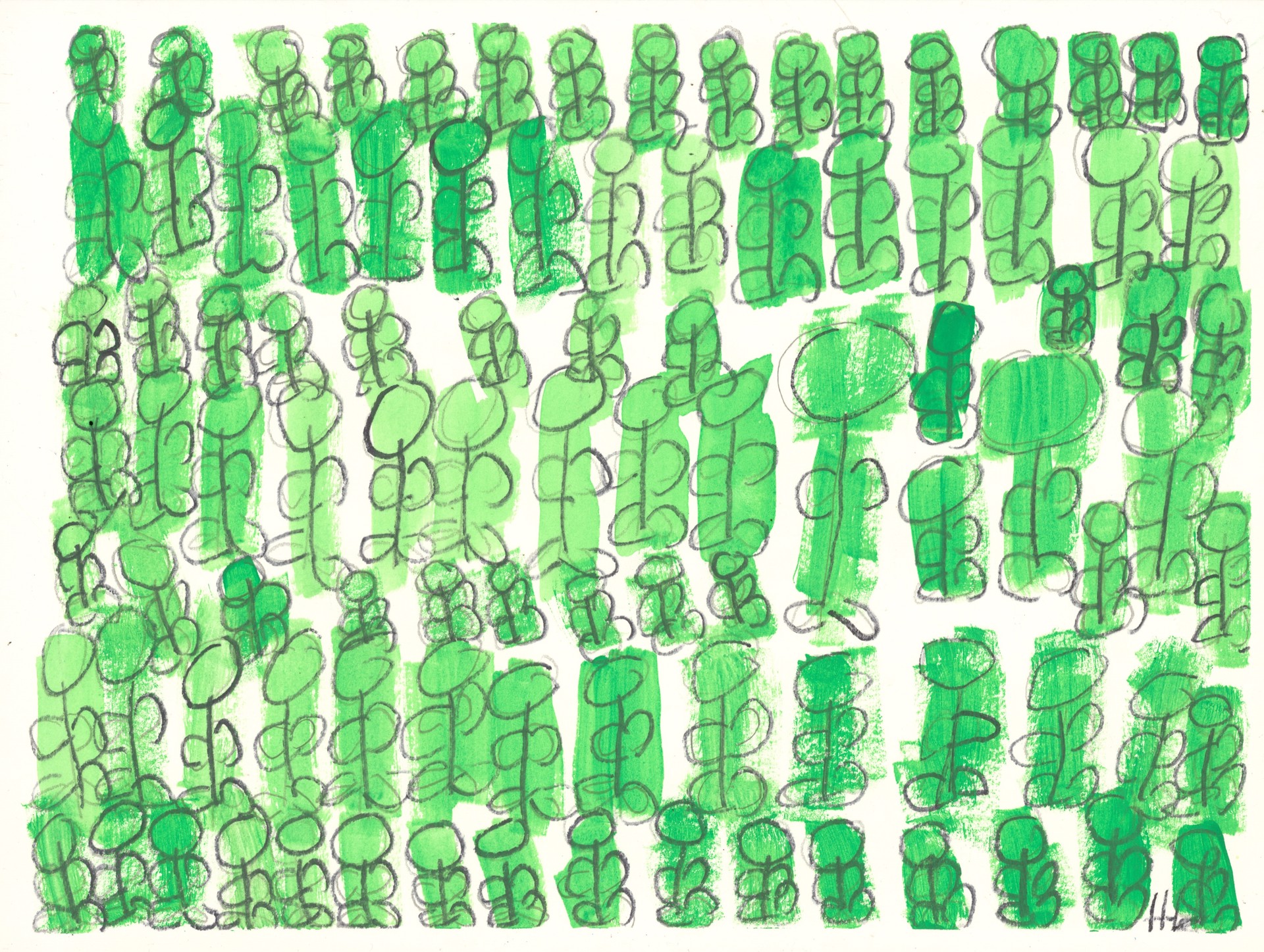 People in Green by Helen Lewis