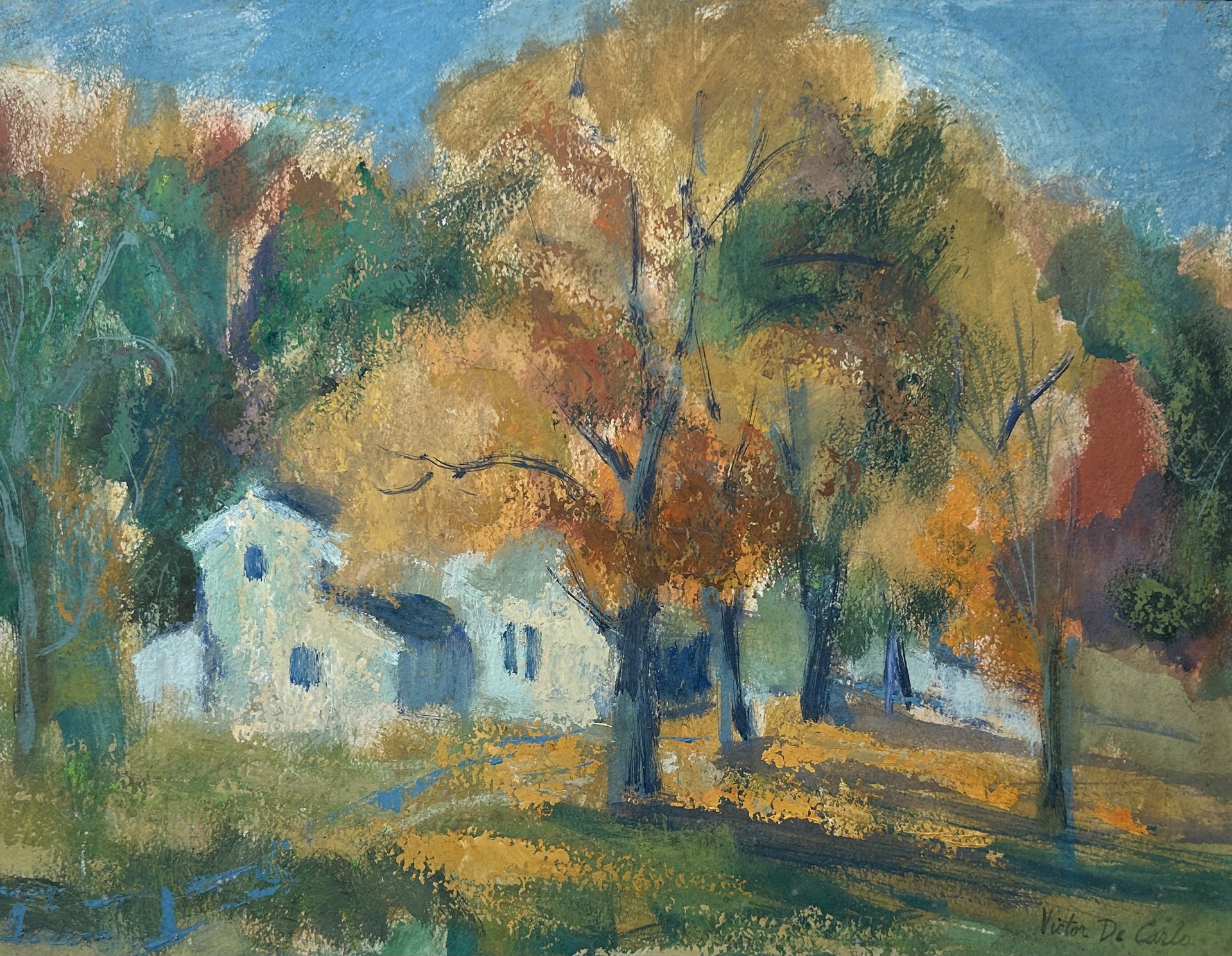 Autumn in Connecticut by Victor De Carlo