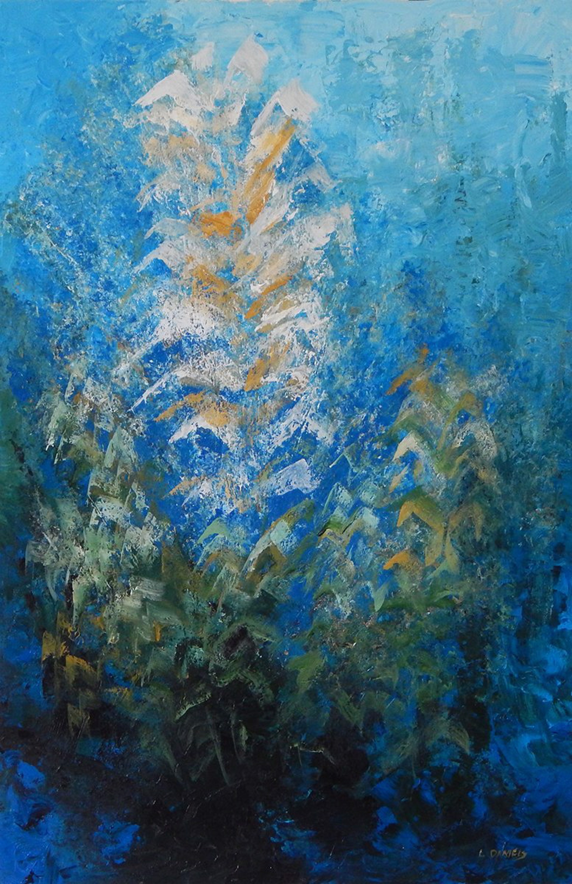 Seawater Floral by Lisa Daniels