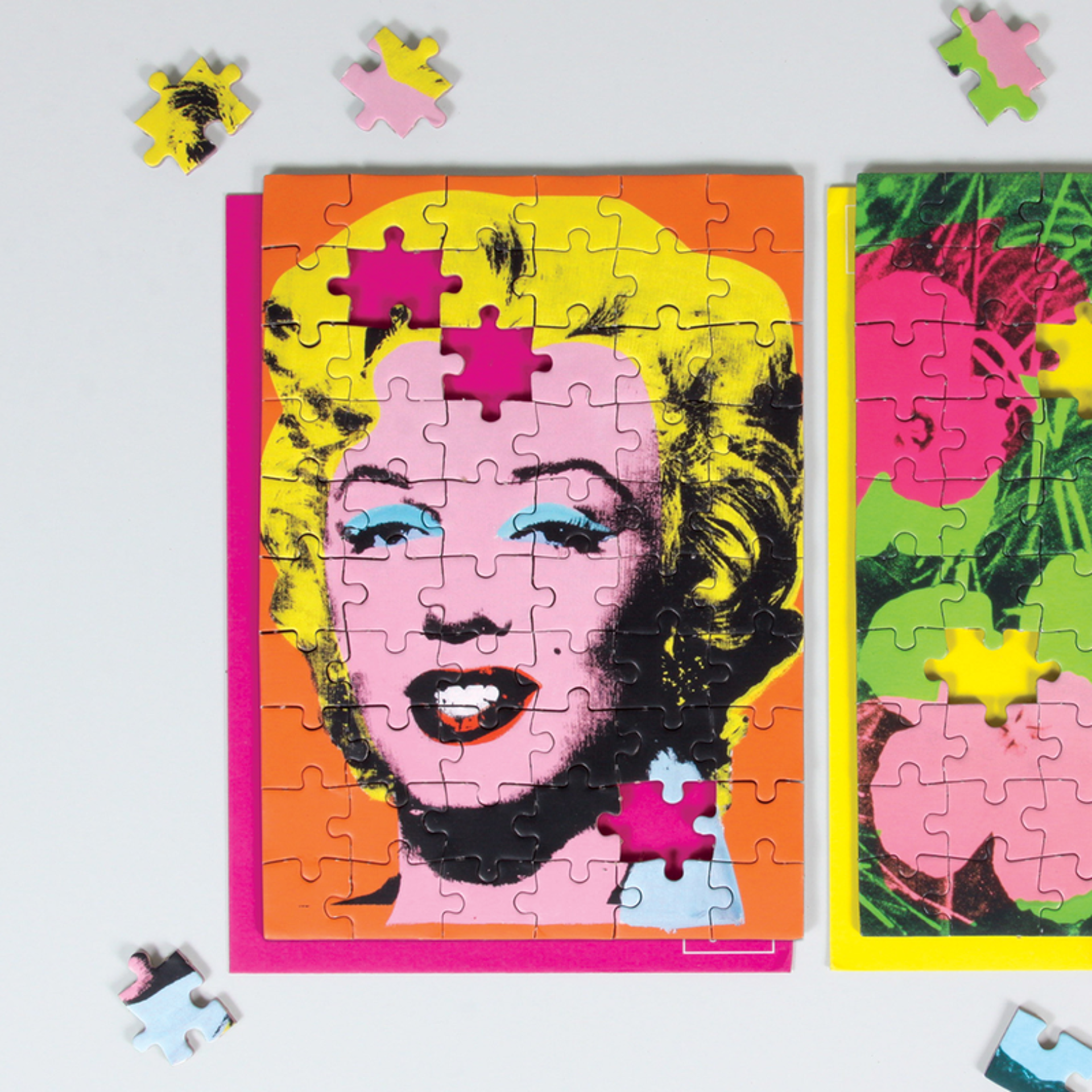 Andy Warhol Marilyn Greeting Card Puzzle by Andy Warhol