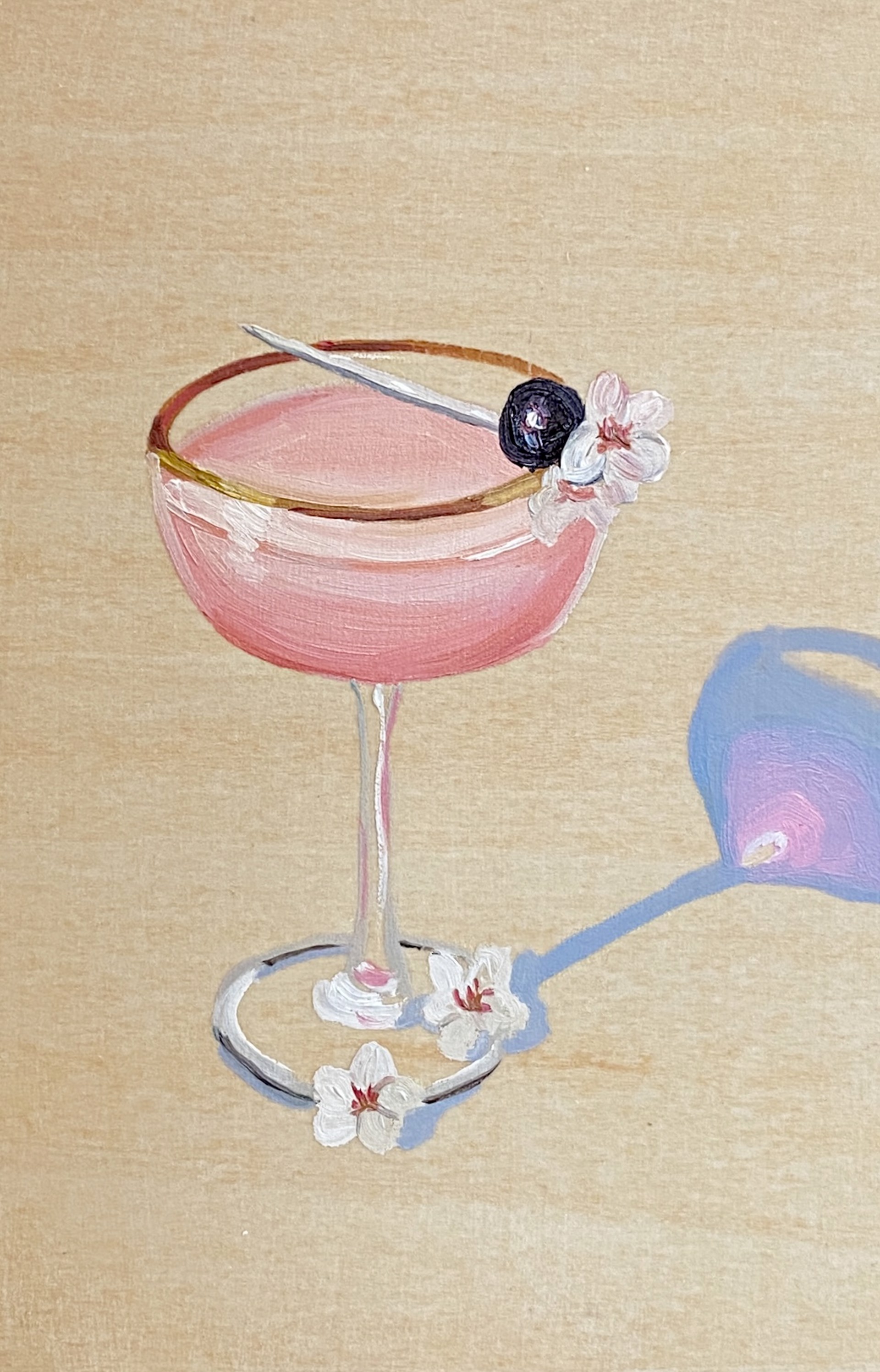 Pink Cocktail by Bella Wattles