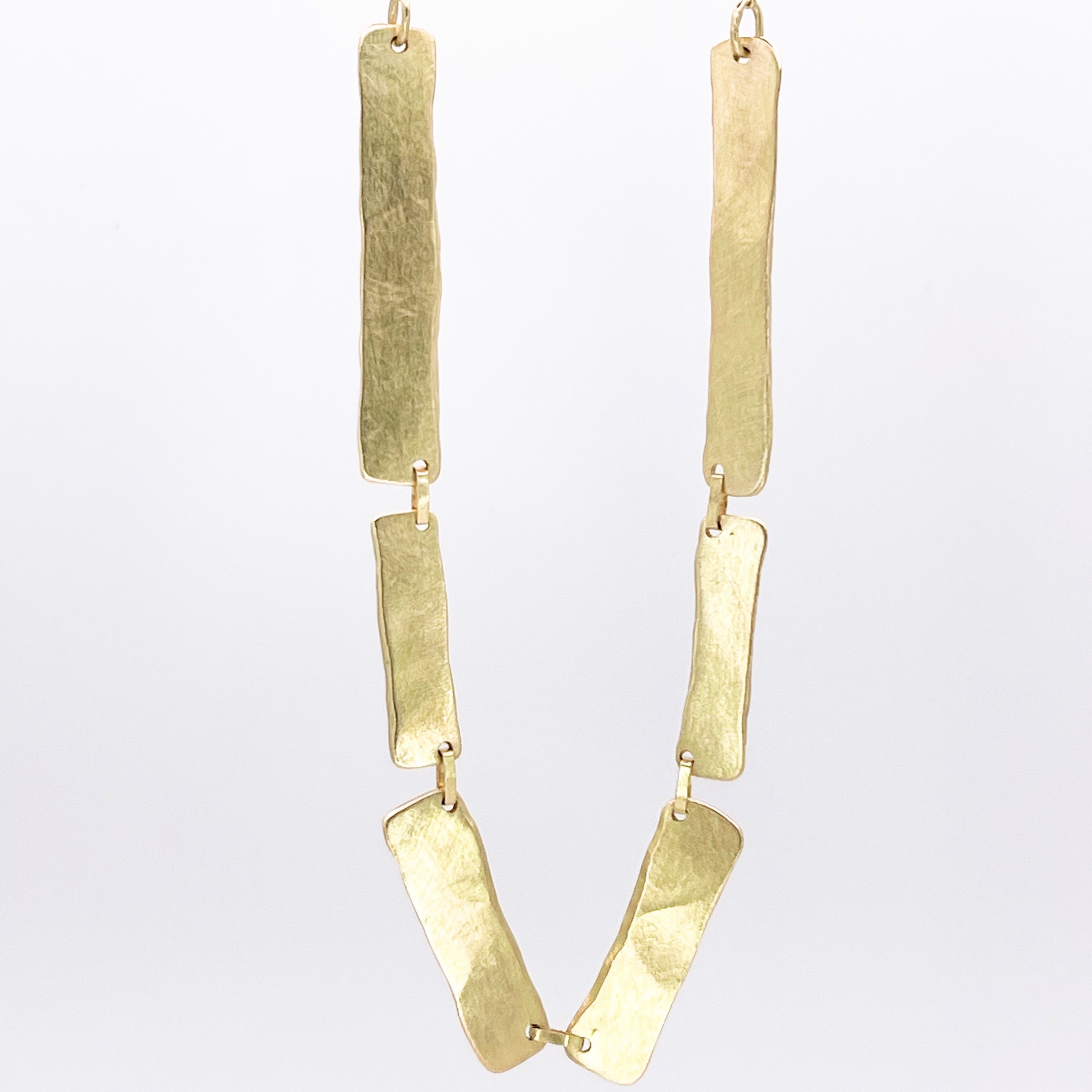 LHN08- 5 Rectangles 18k gold by Leandra Hill