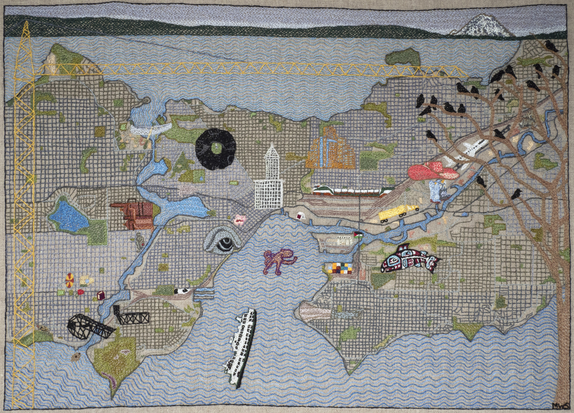 Resident Map of Seattle by Martha Shade