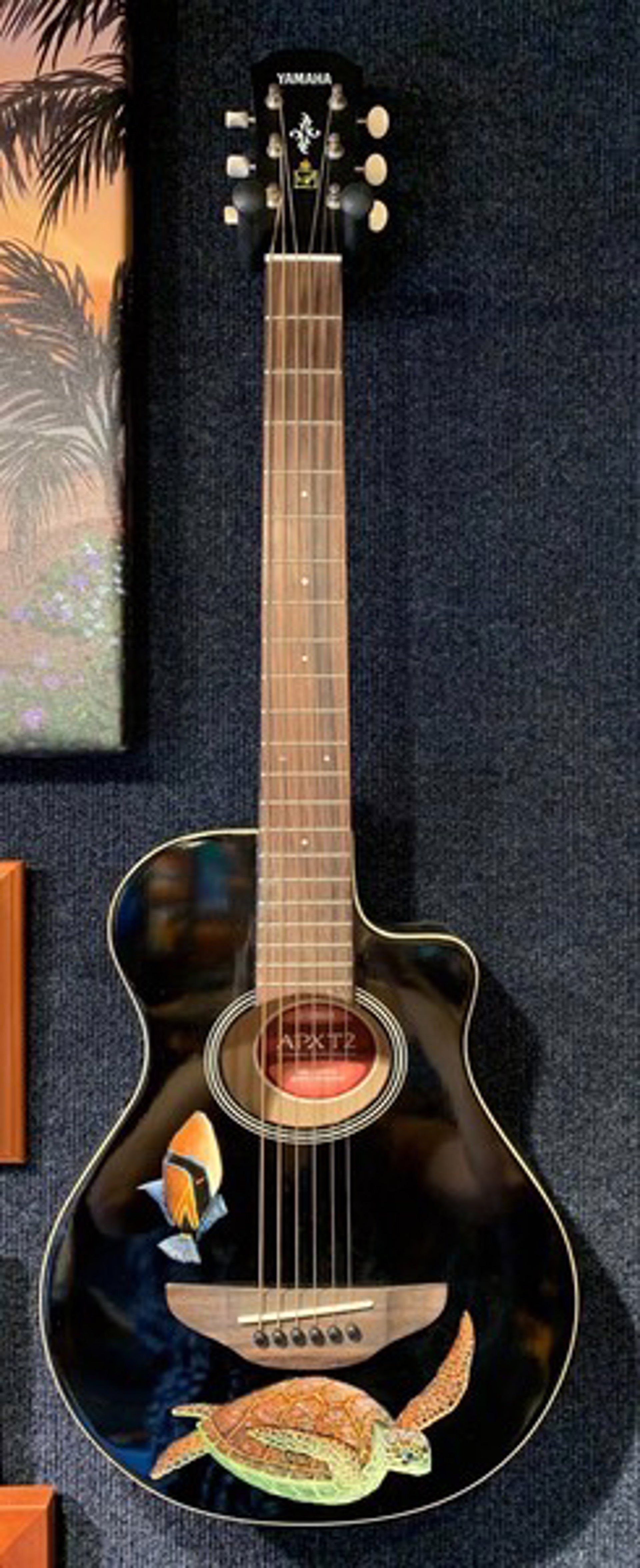 Yamaha Guitar with Honu & Humu by Edgardo (Deen) Garcia II