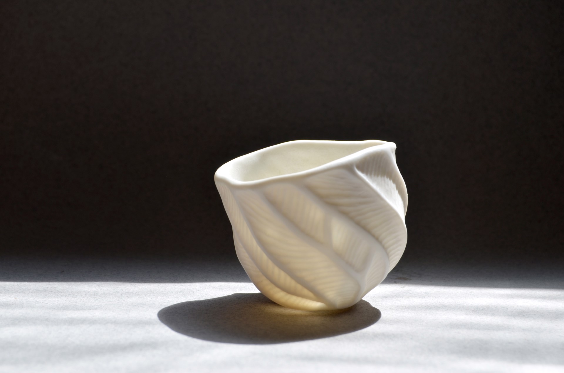 Swirling Carved Bowl by Sandra Byers