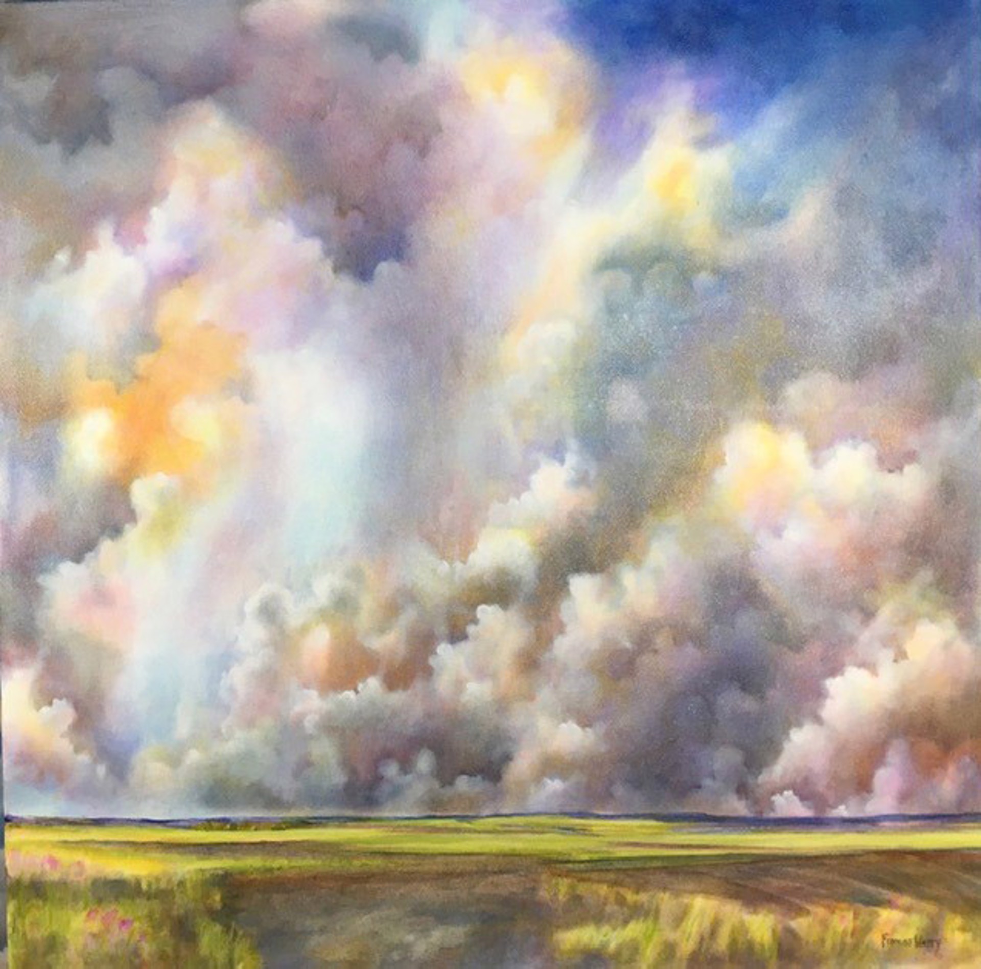 Shifting Winds Over Fallow Field by Frances Werry