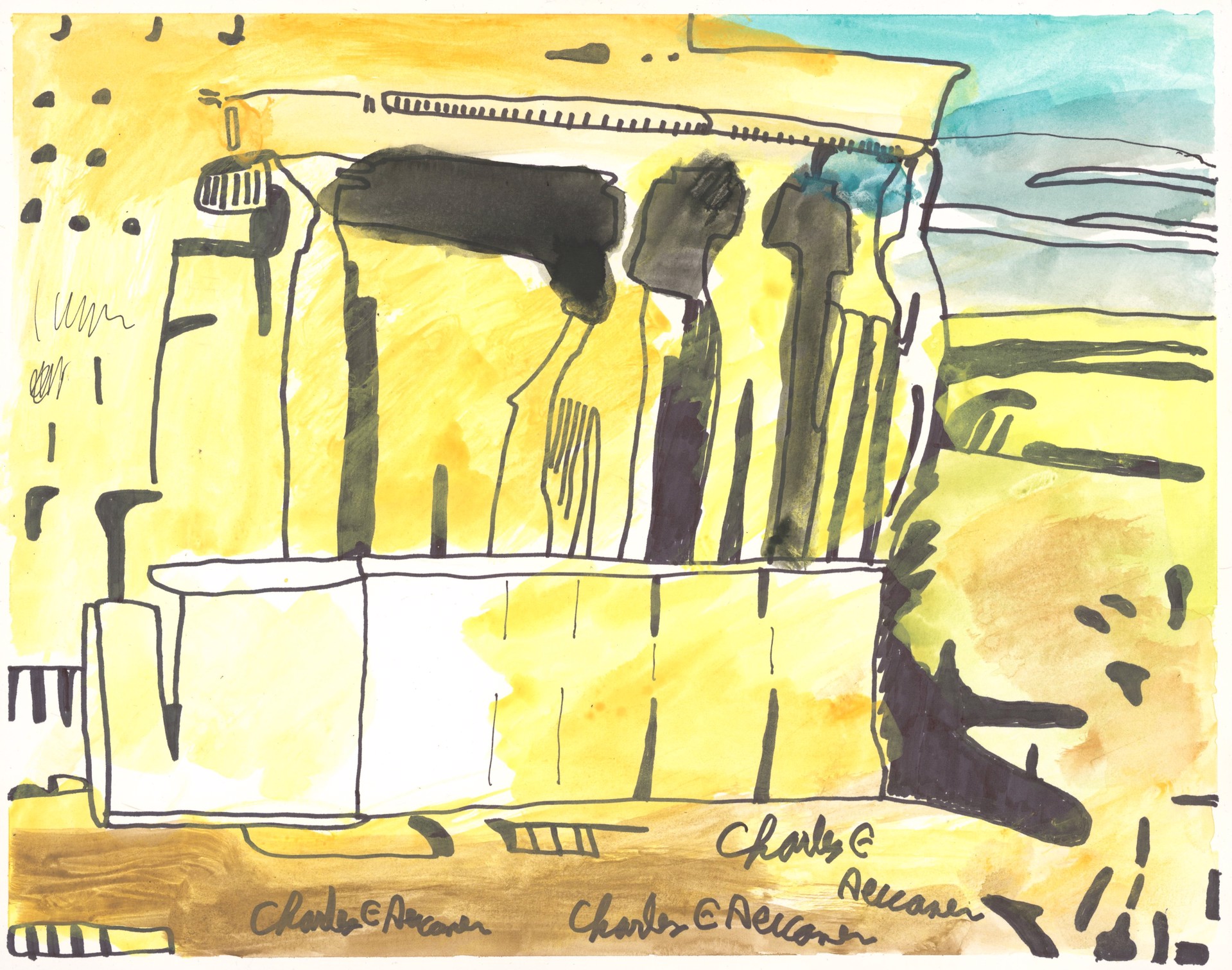 Temple of Athena 1 by Charles Meissner