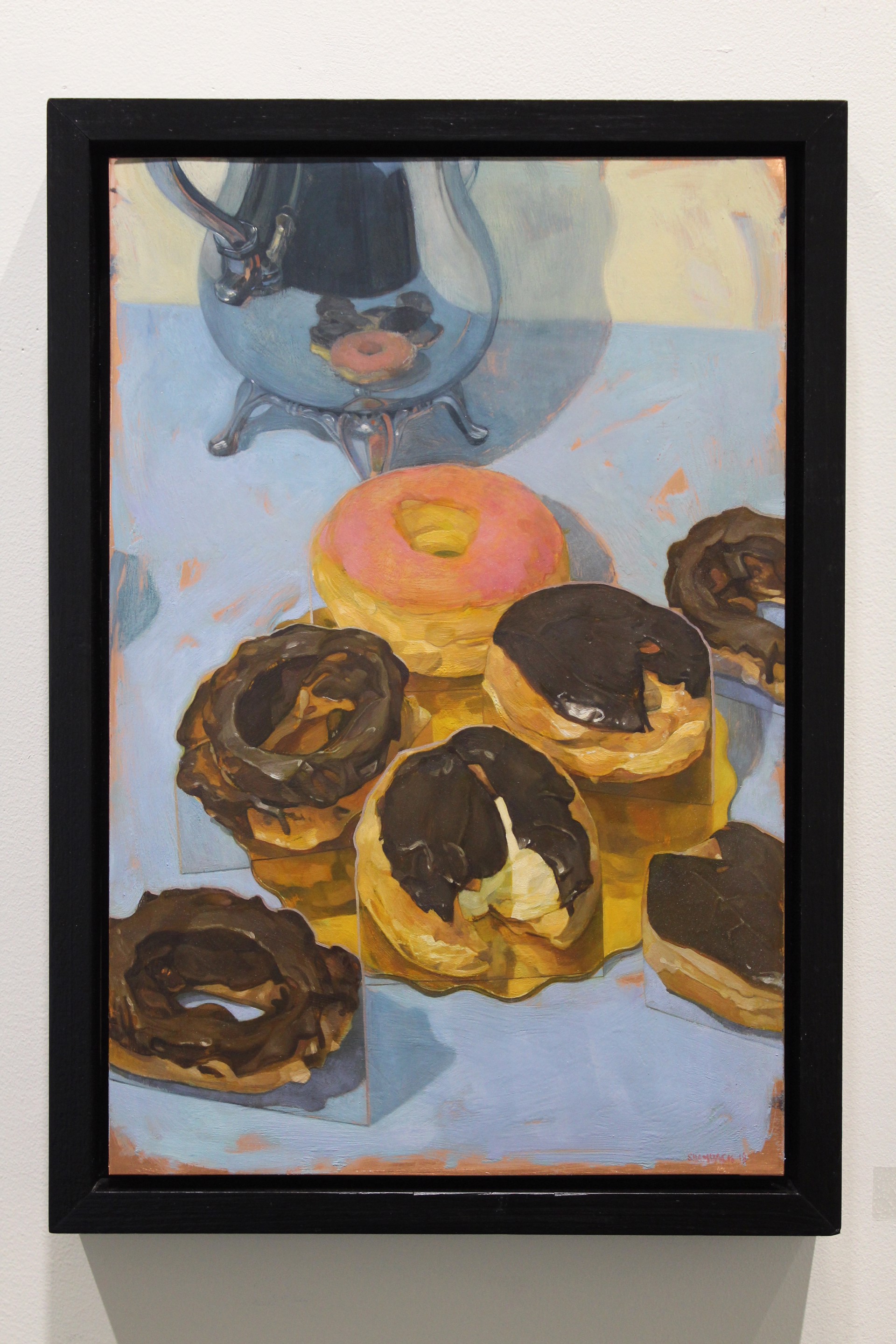 Donuts on Blue by Benjamin J. Shamback