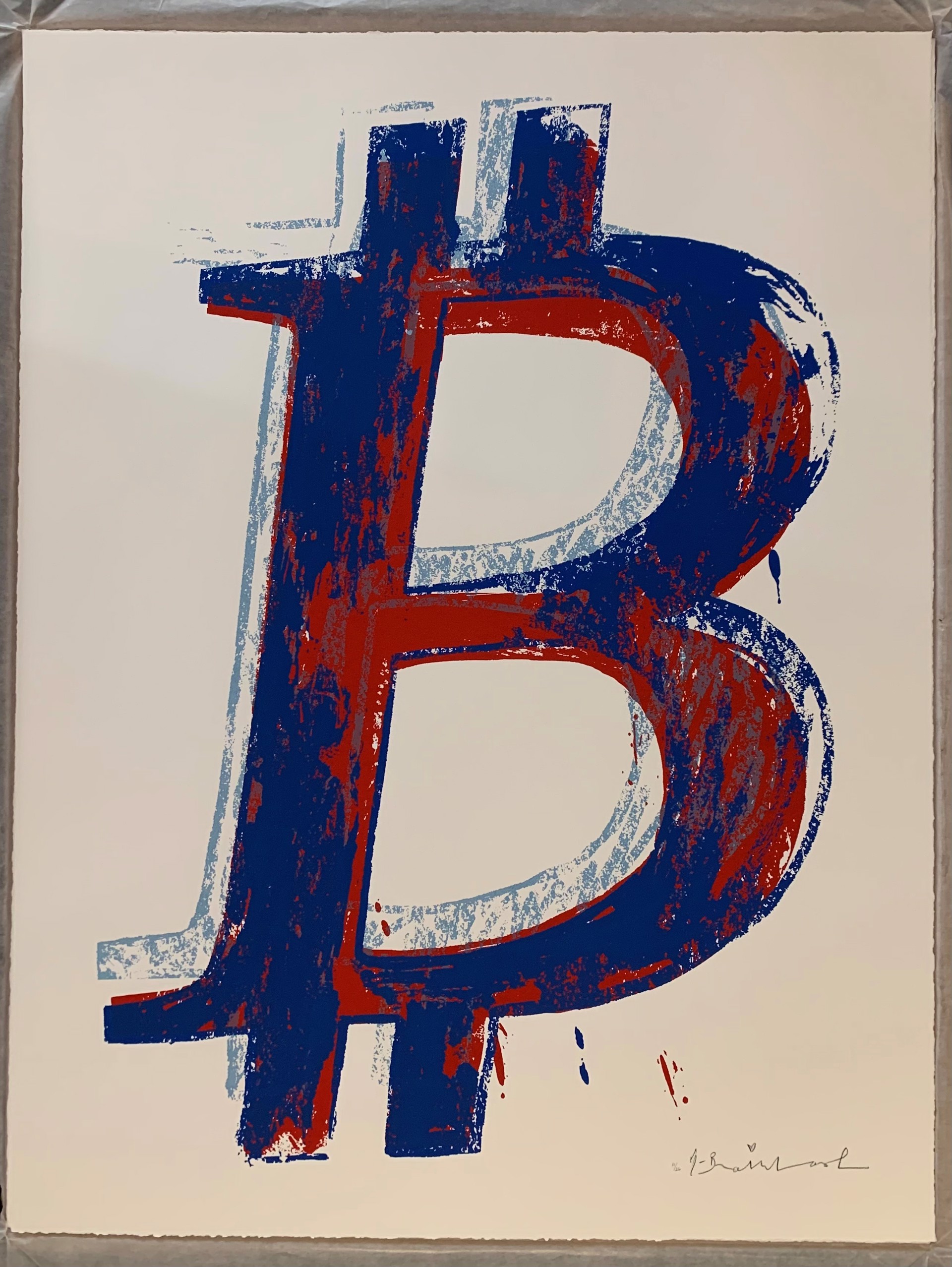 Bitcoin Suite, complete set of 8 prints by Mr. Brainwash