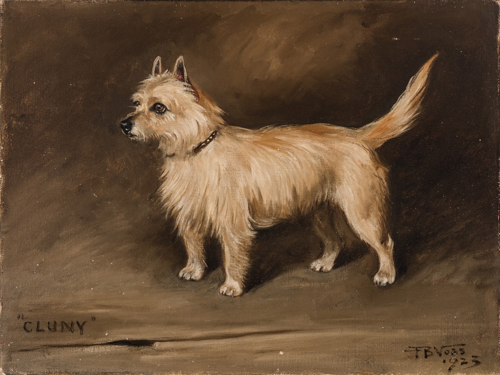 ‘BEG’ & ‘CLUNY’ TWO TERRIERS (a pair) by Franklin Voss