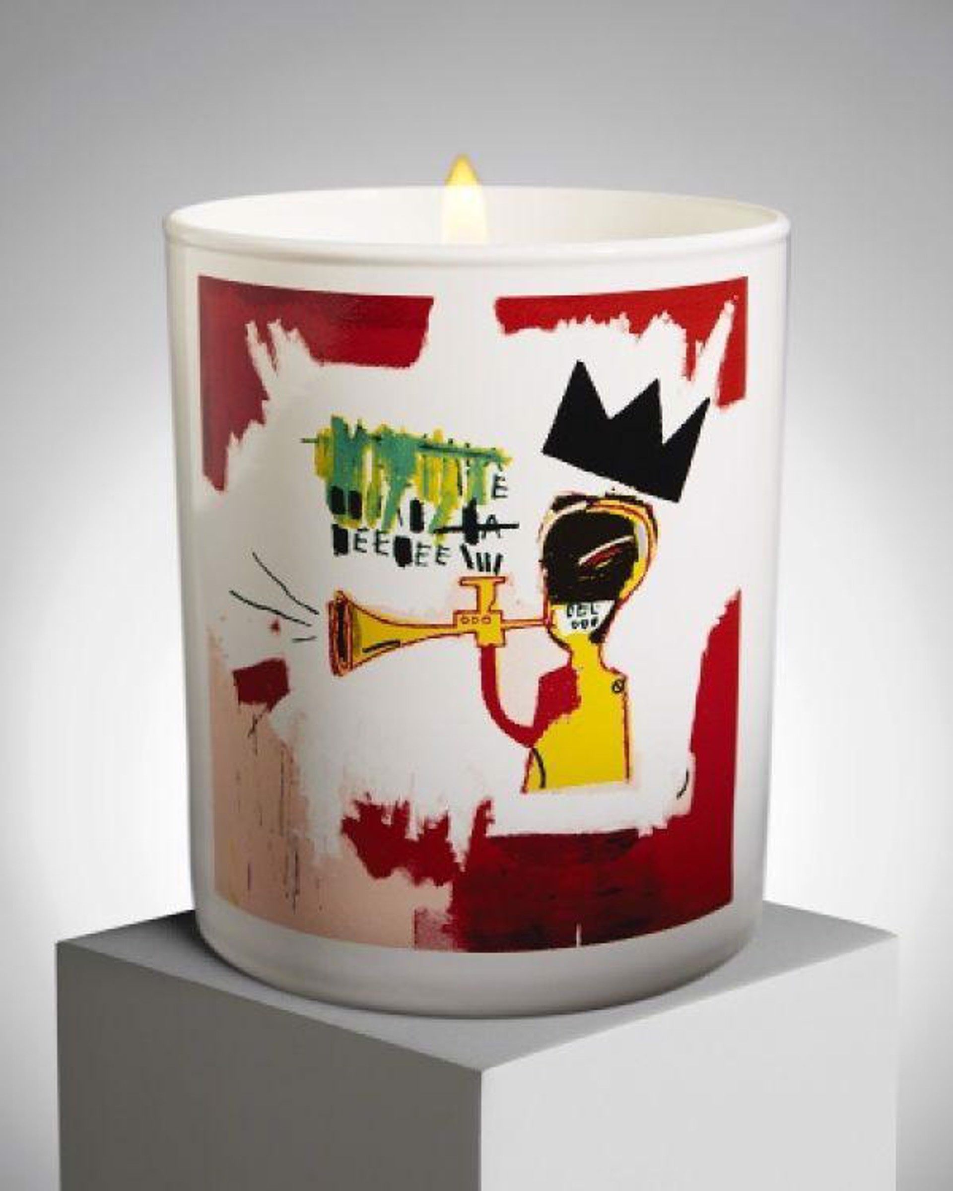 Trumpet Candle by Jean-Michel Basquiat