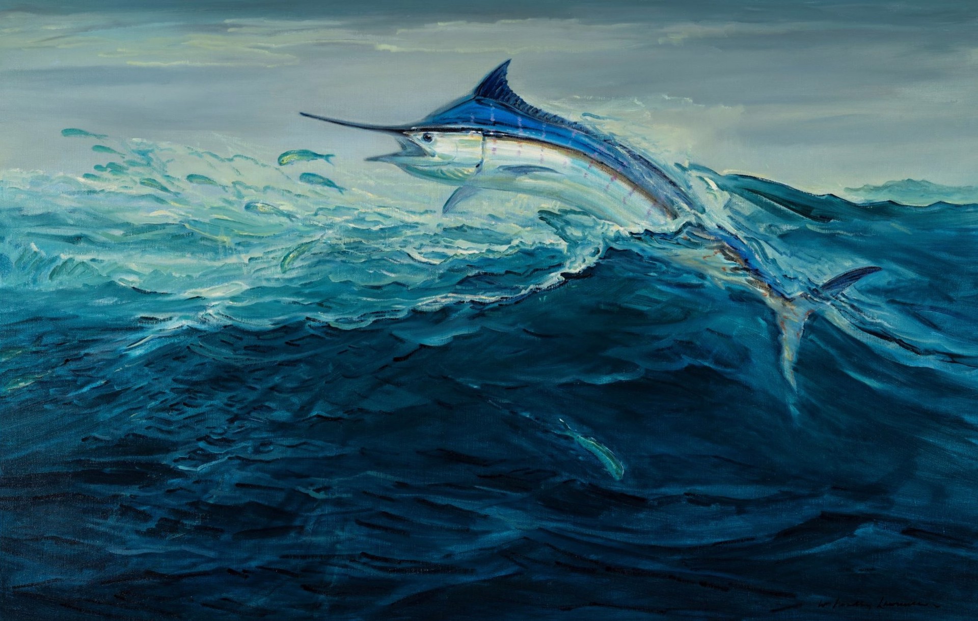 Marlin Rising by William Goadby Lawrence