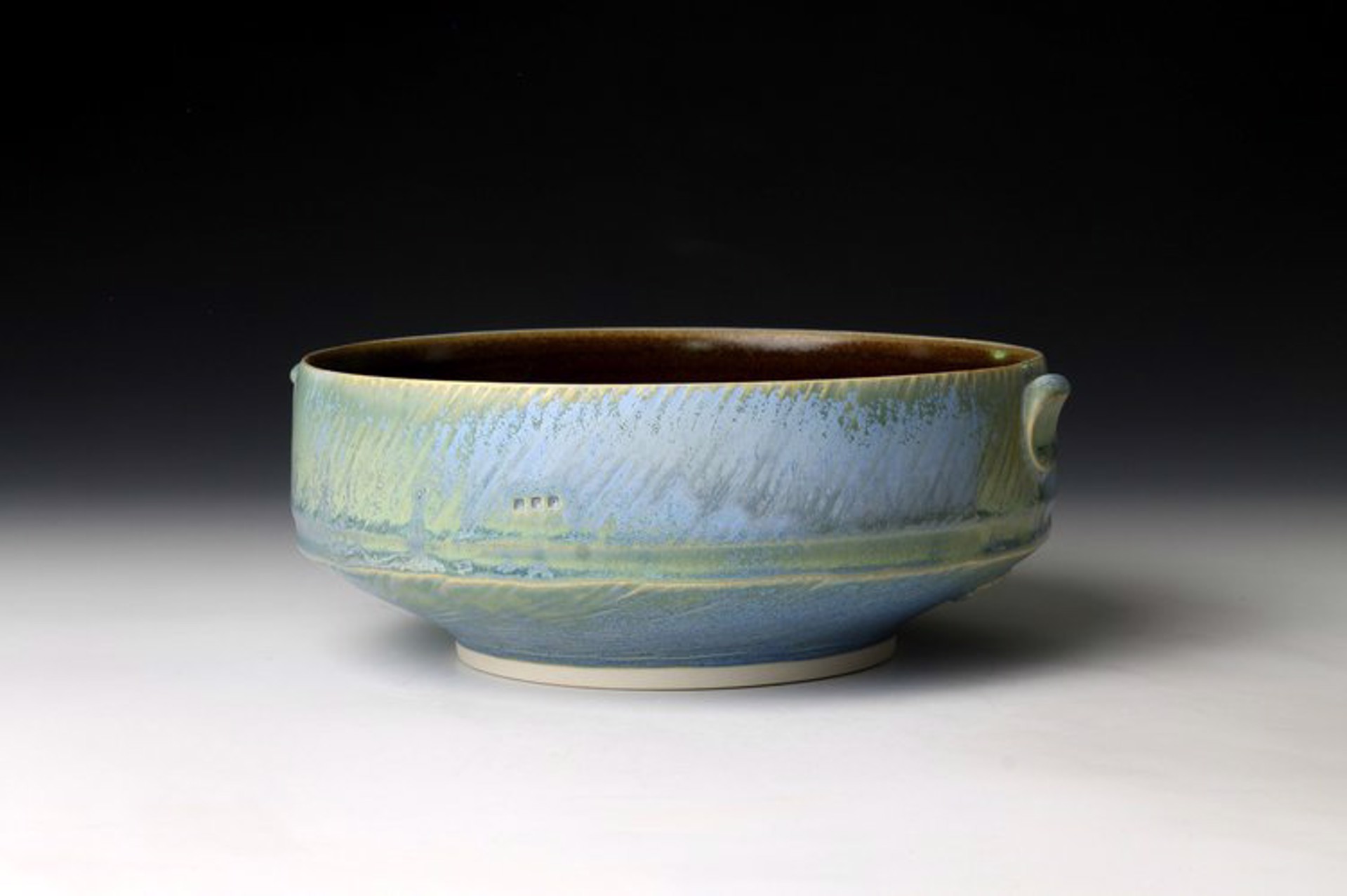 Low Blue Bowl by Nick DeVries