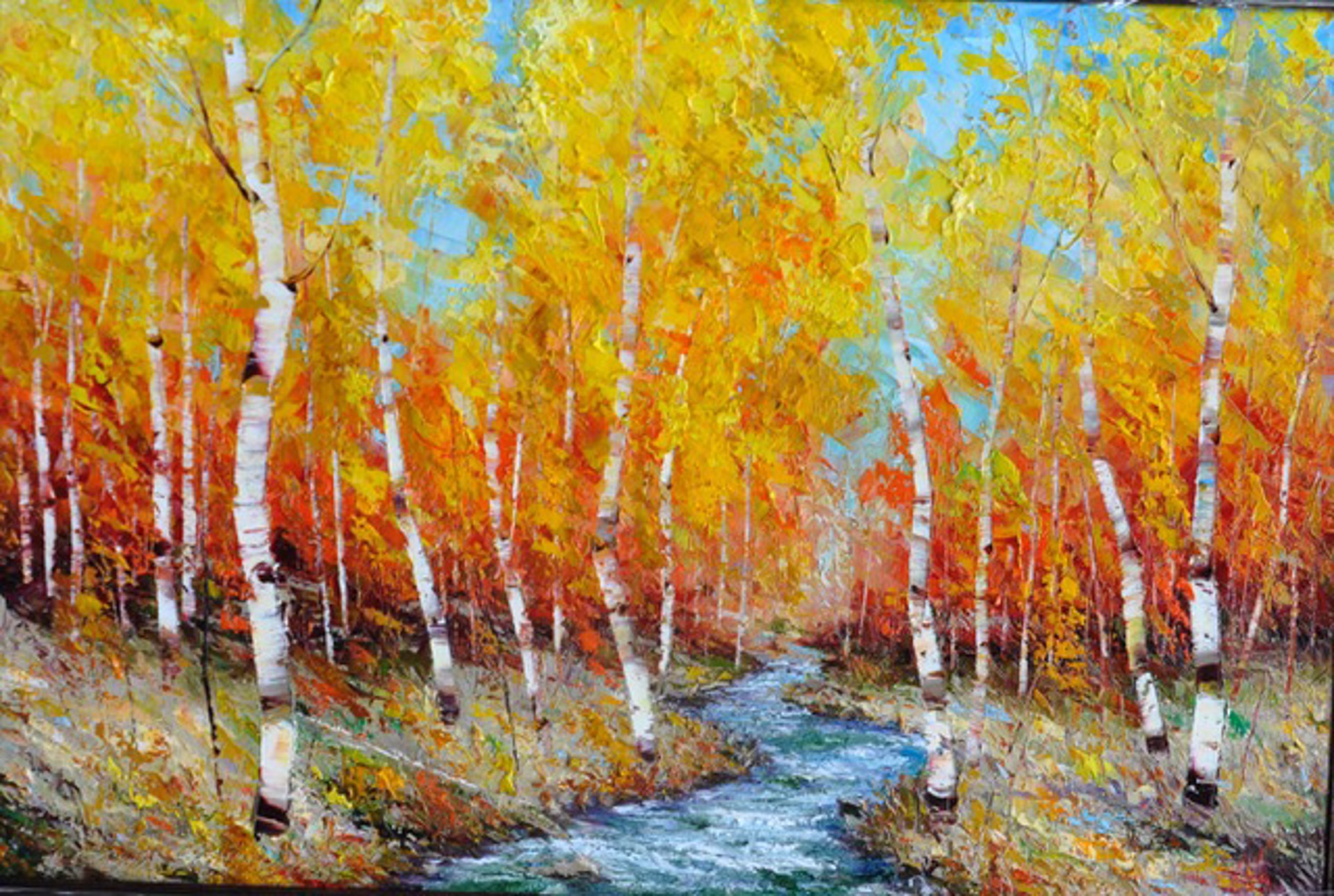 Colorful Trees (SOLD) by DEAN BRADSHAW