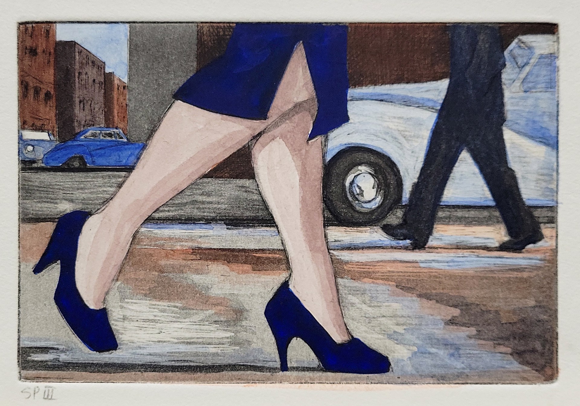 Struttin' Deep Blue by Leslie Peterson Sapp