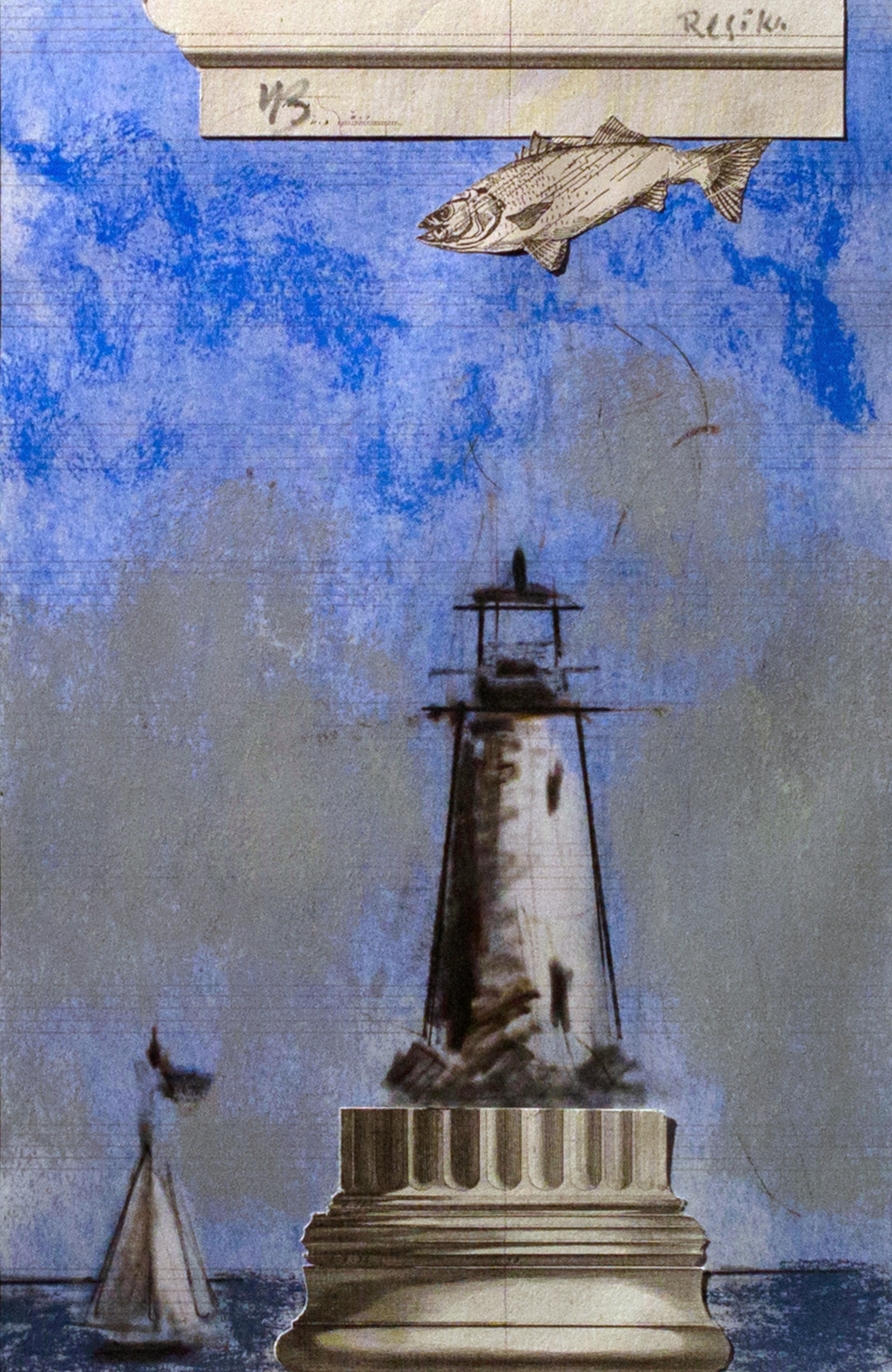 Flying over the Lighthouse by COLLABORATION Paul Resika and Varujan Boghosian