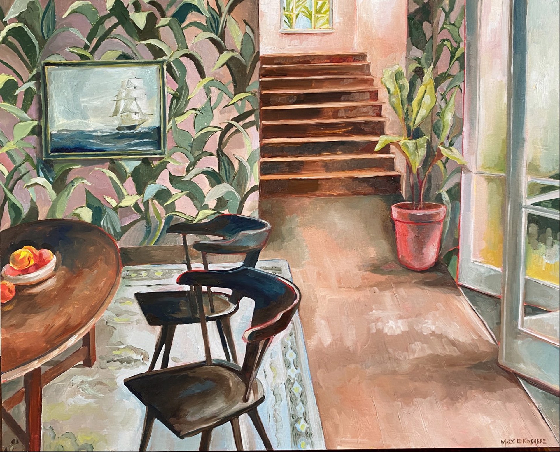 The Breakfast Room by Mary Lekoshere
