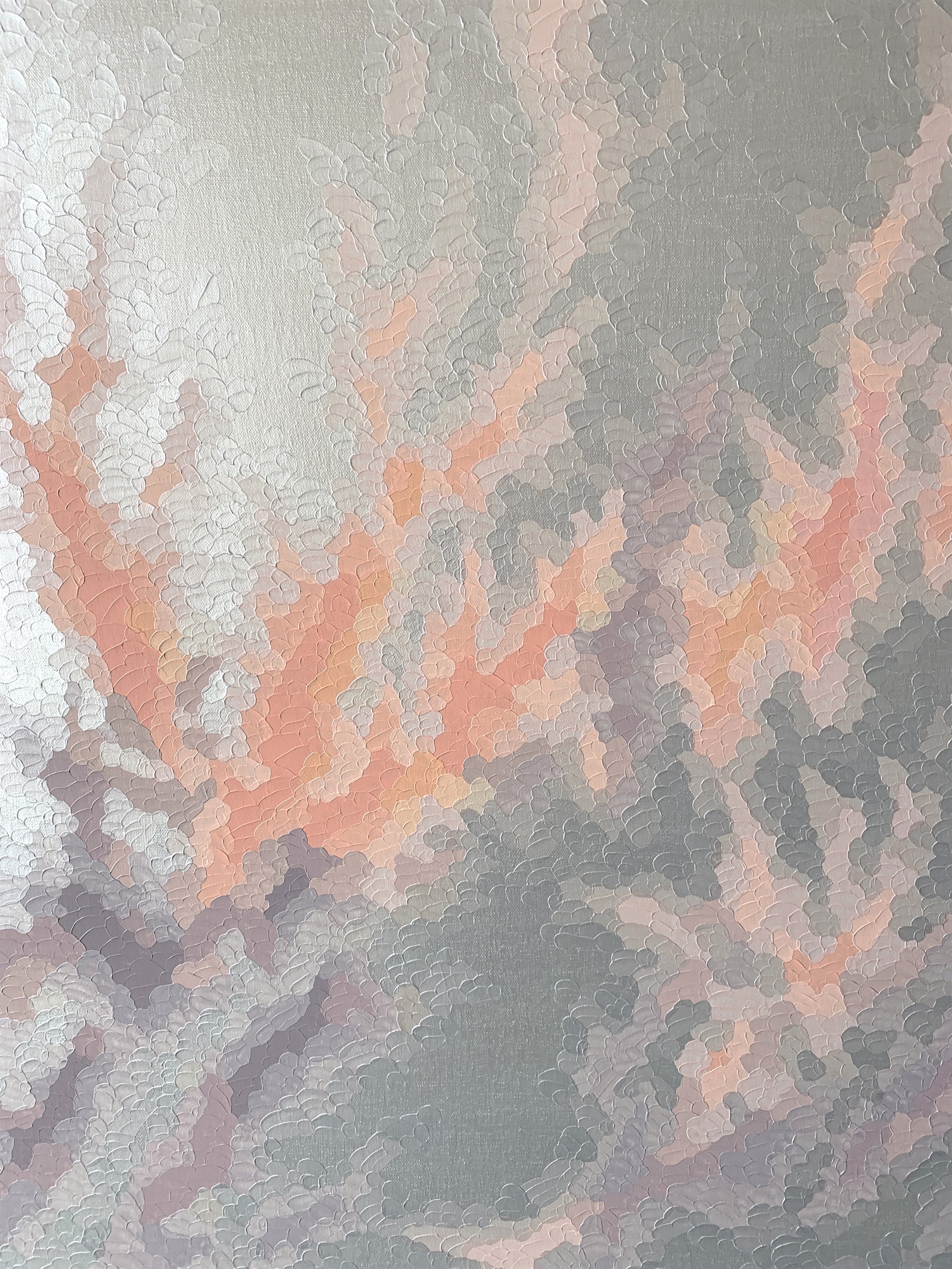 Into a Coral Sky (pearl) by Elaine Coombs