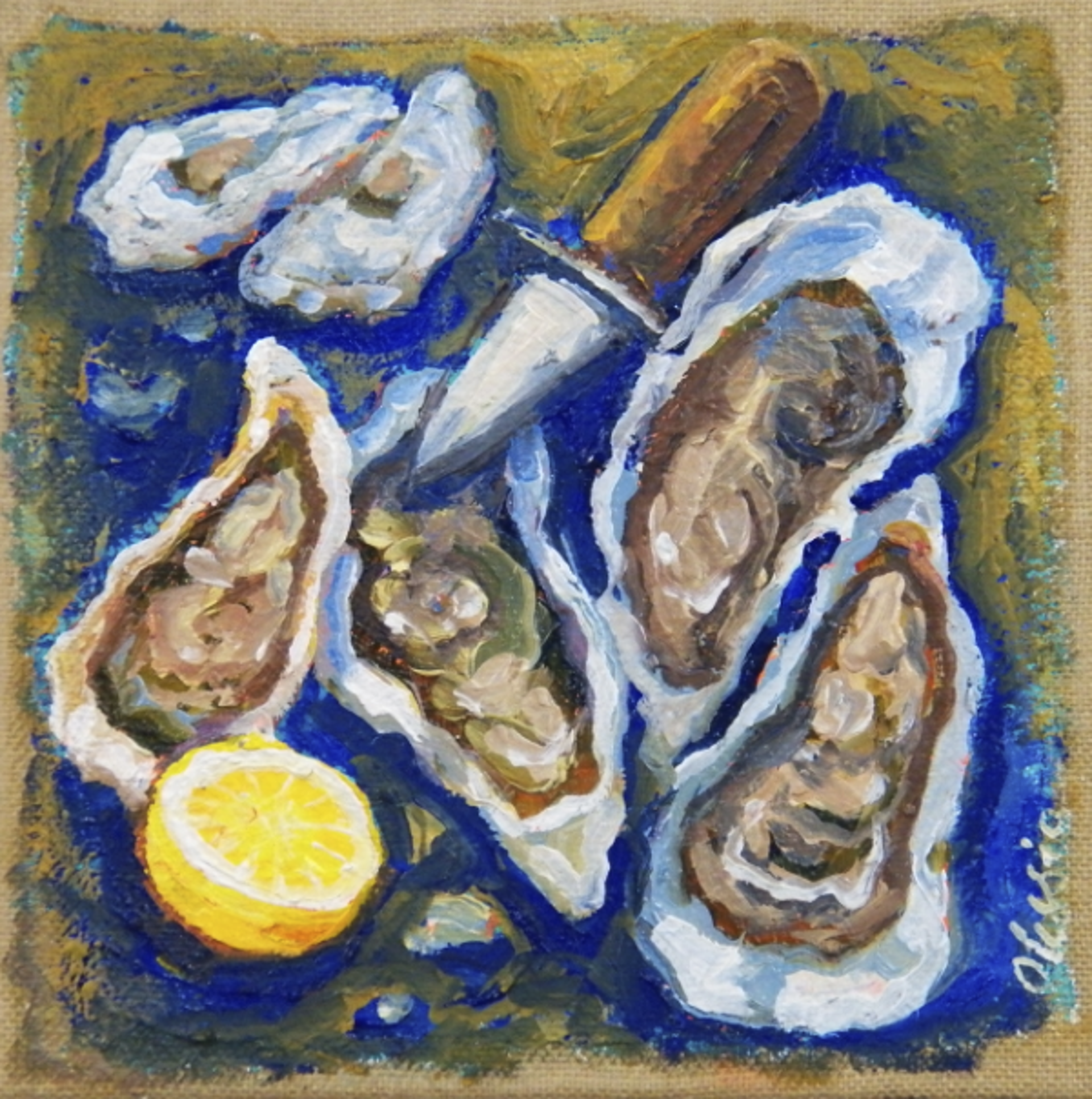 Blue Oysters I by Olessia Maximenko