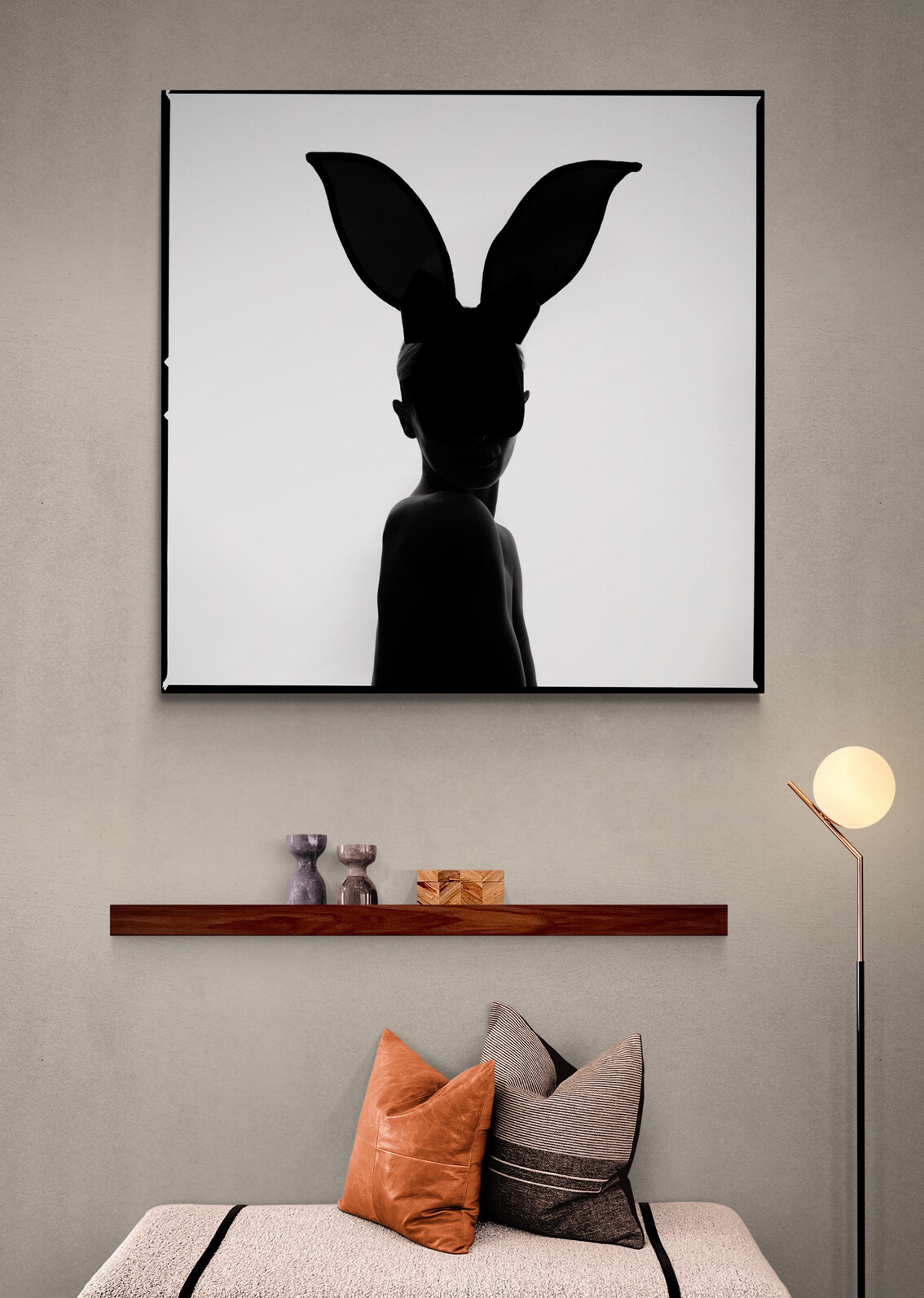 Bunny Silhouette by Tyler Shields